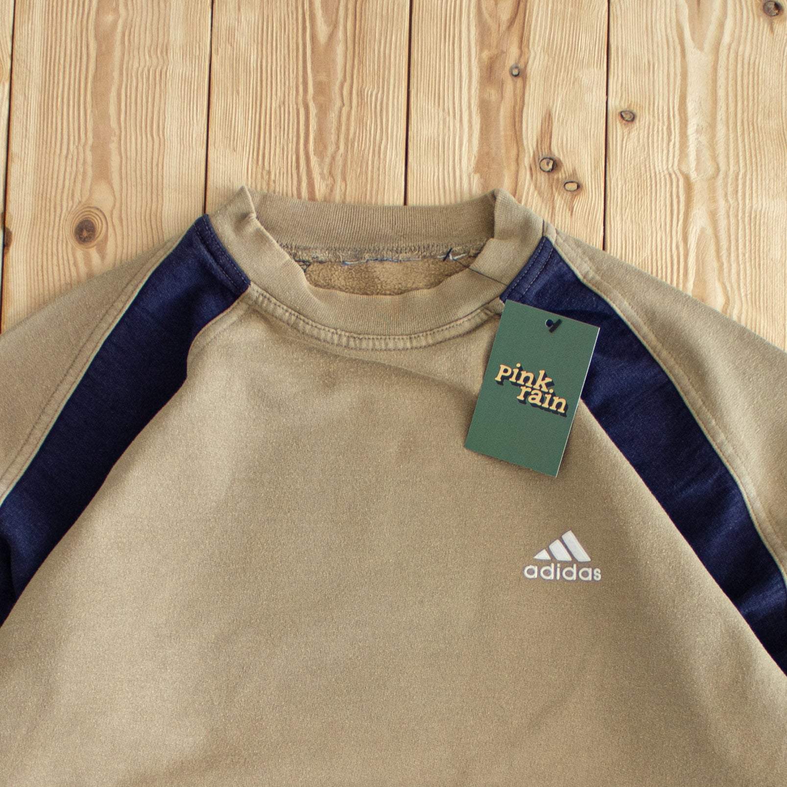 (S) Adidas Vintage Sweatshirt Beige