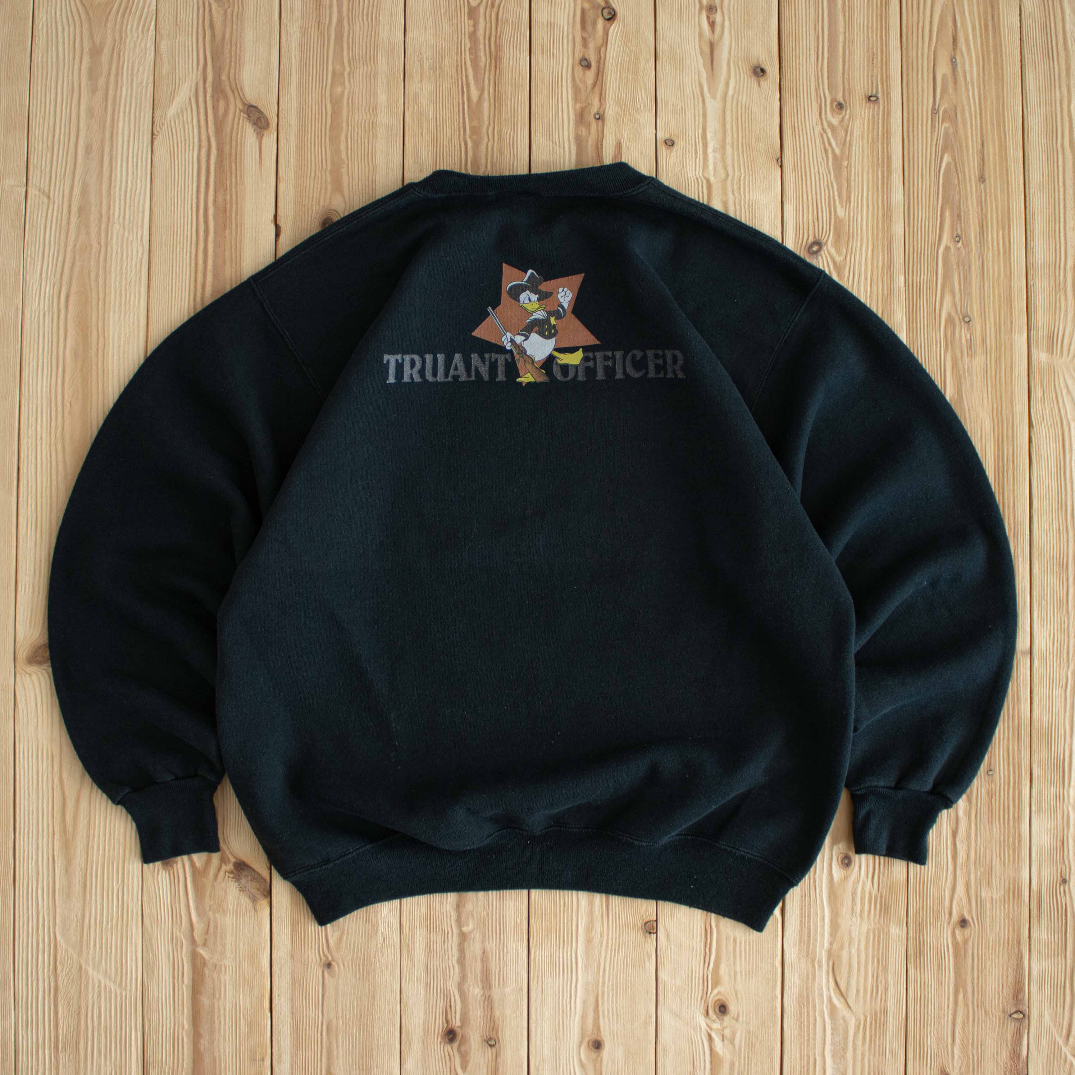 (M) Walt Disney Donald Duck Vintage Sweatshirt Black