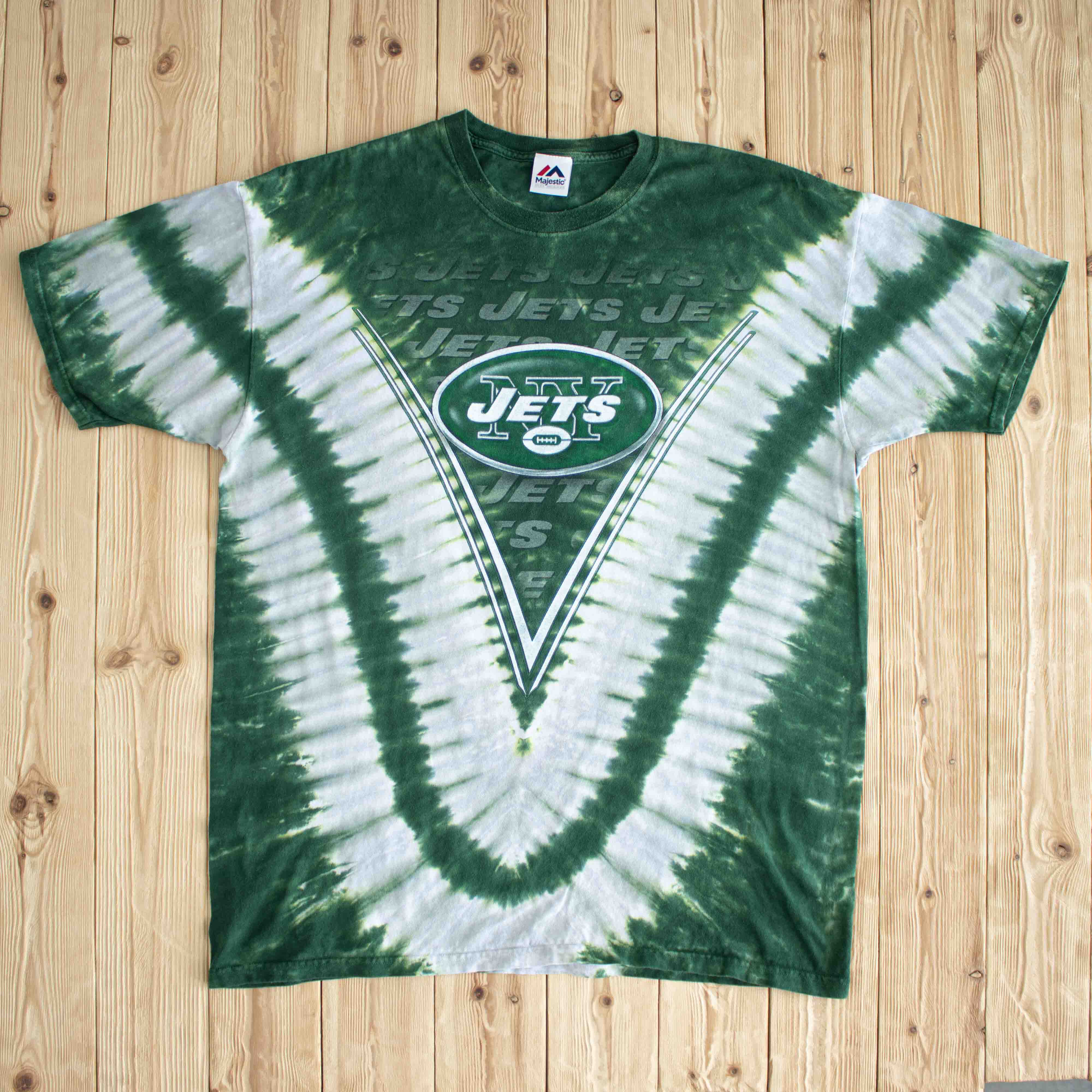 (XL/XXL) Majestic NFL New York Jets Vintage T-Shirt Green
