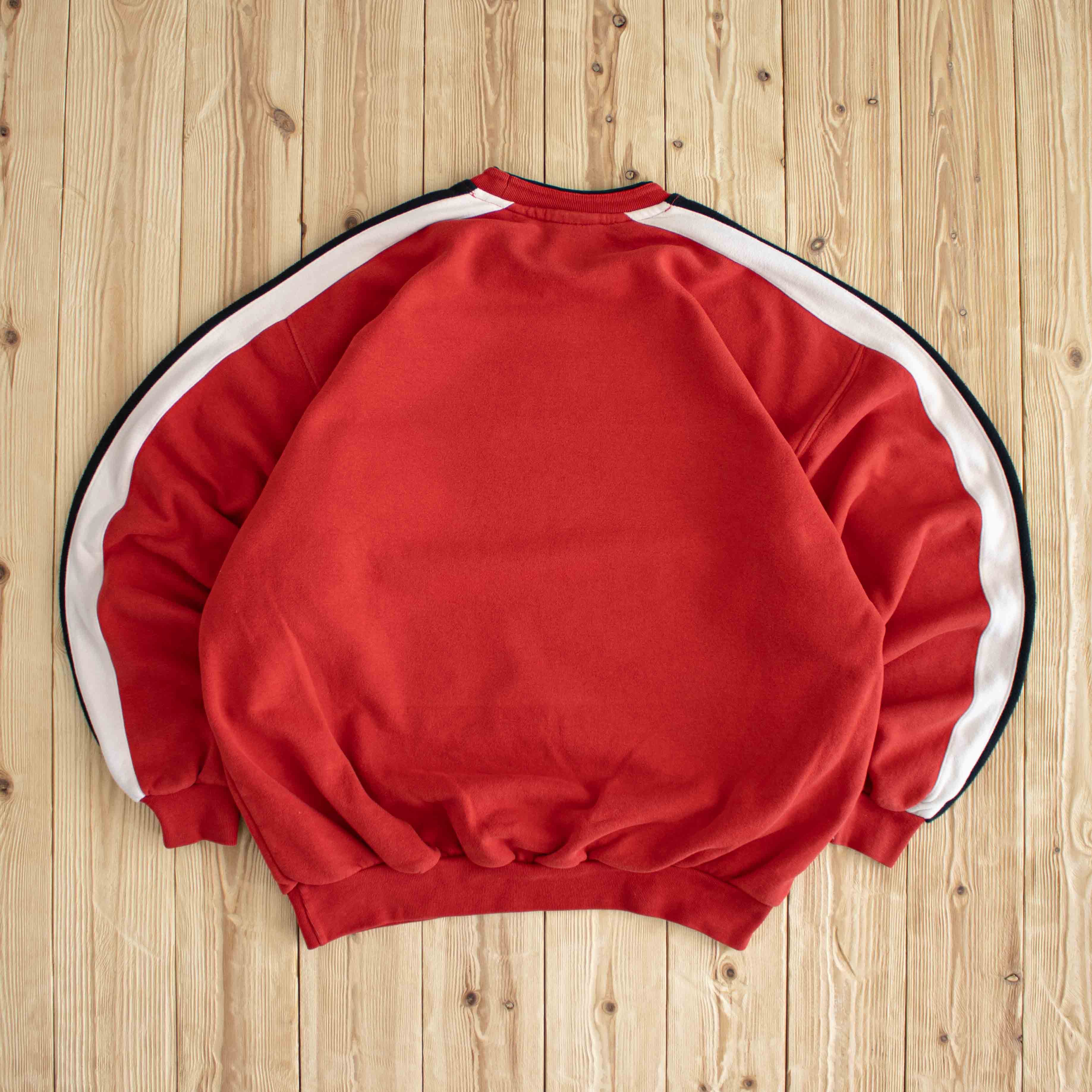 (XL) Reebok Athletic Vintage Embroidered Sweatshirt Red