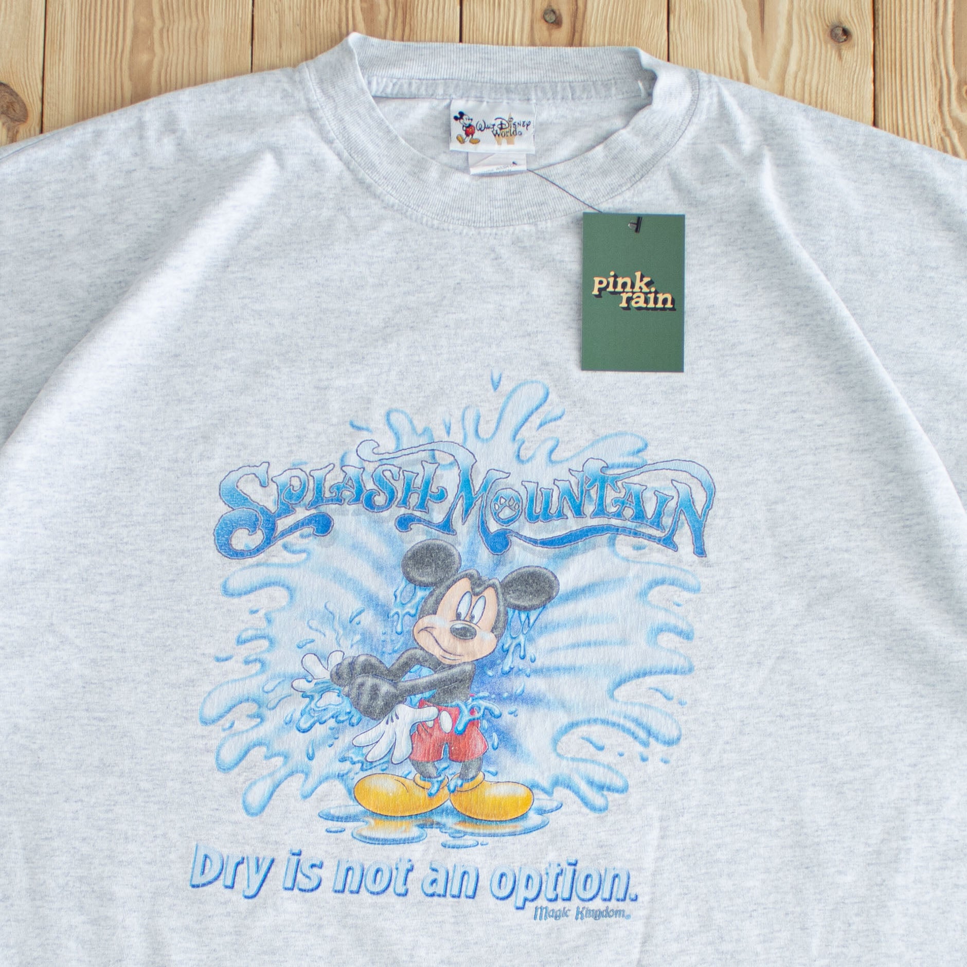 (XL) Disney 'Dry Is Not An Option' Vintage T-Shirt Gray