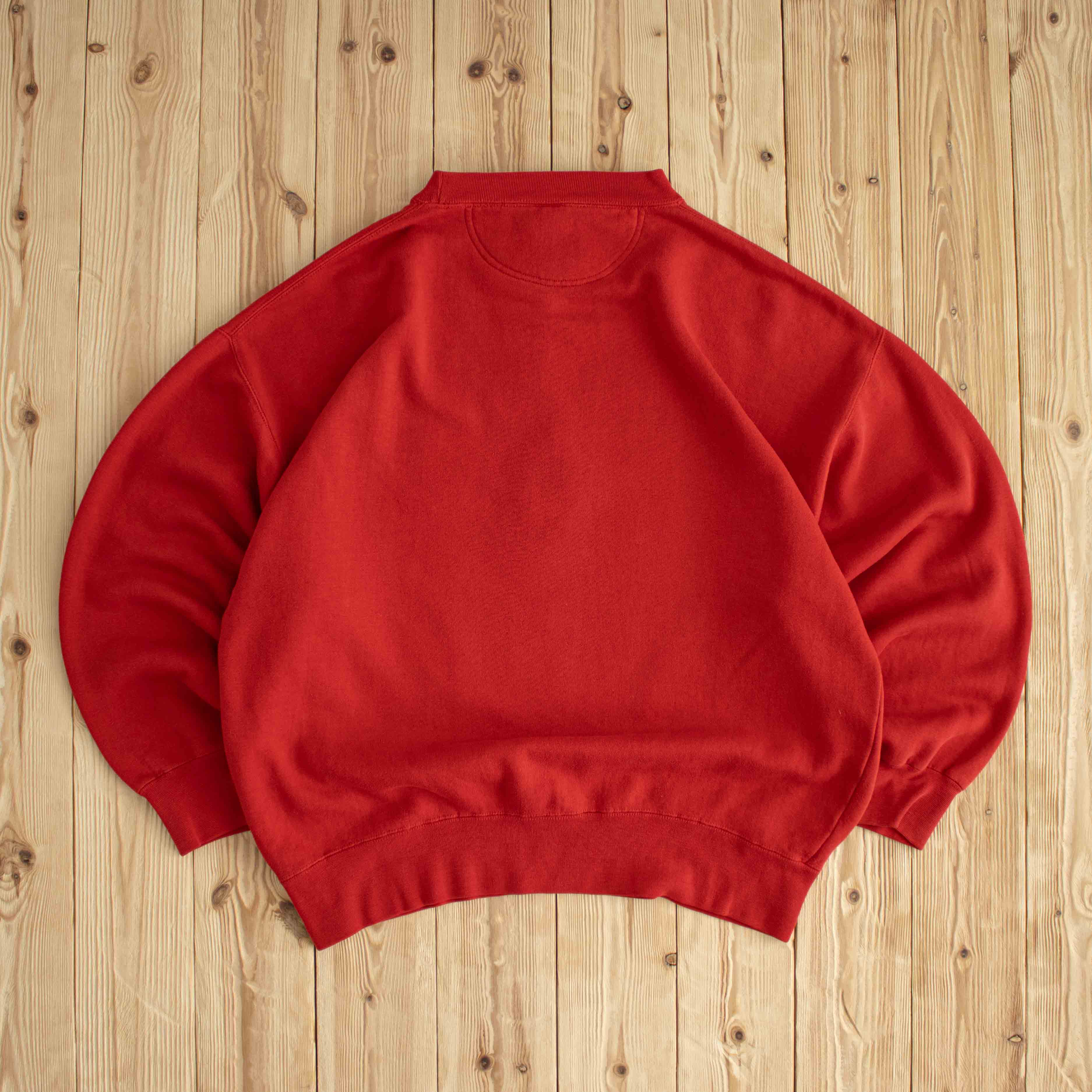 (L) Ohio State Buckeyes Vintage Embroidered Sweatshirt Red