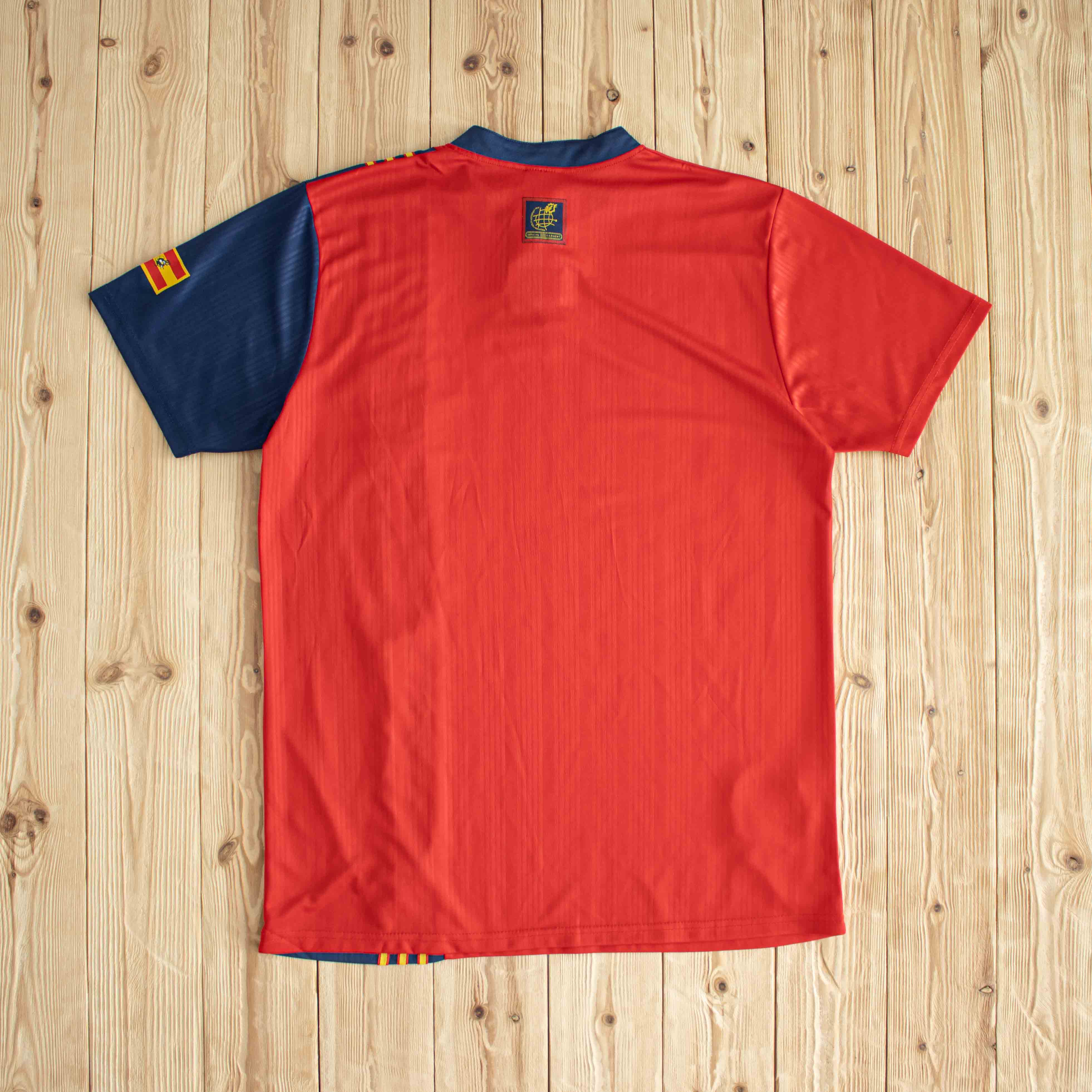 (L) Adidas Spain Vintage Embroidered Jersey Red