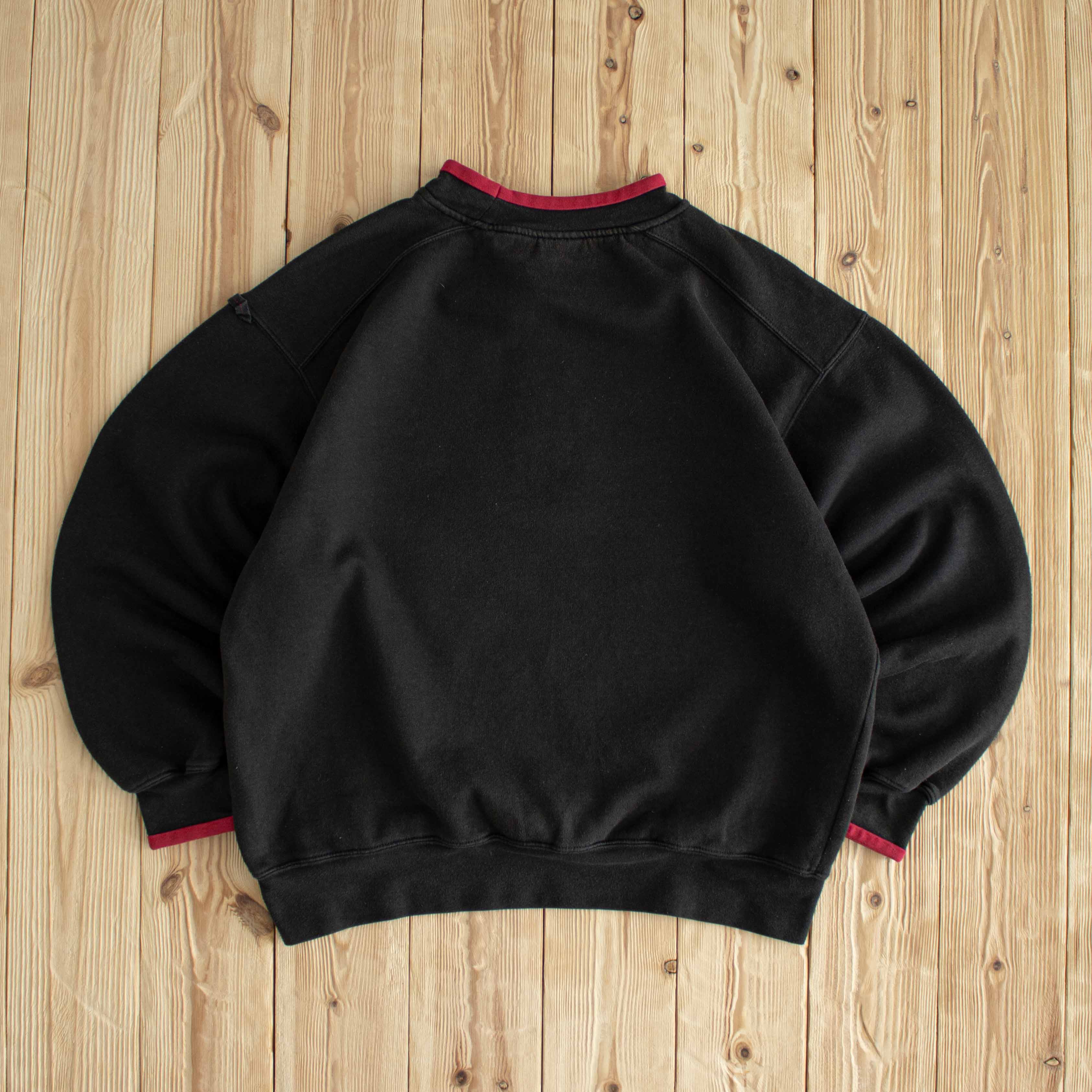 (M) Nike Sports & Fitness Vintage Embroidered Sweatshirt Black