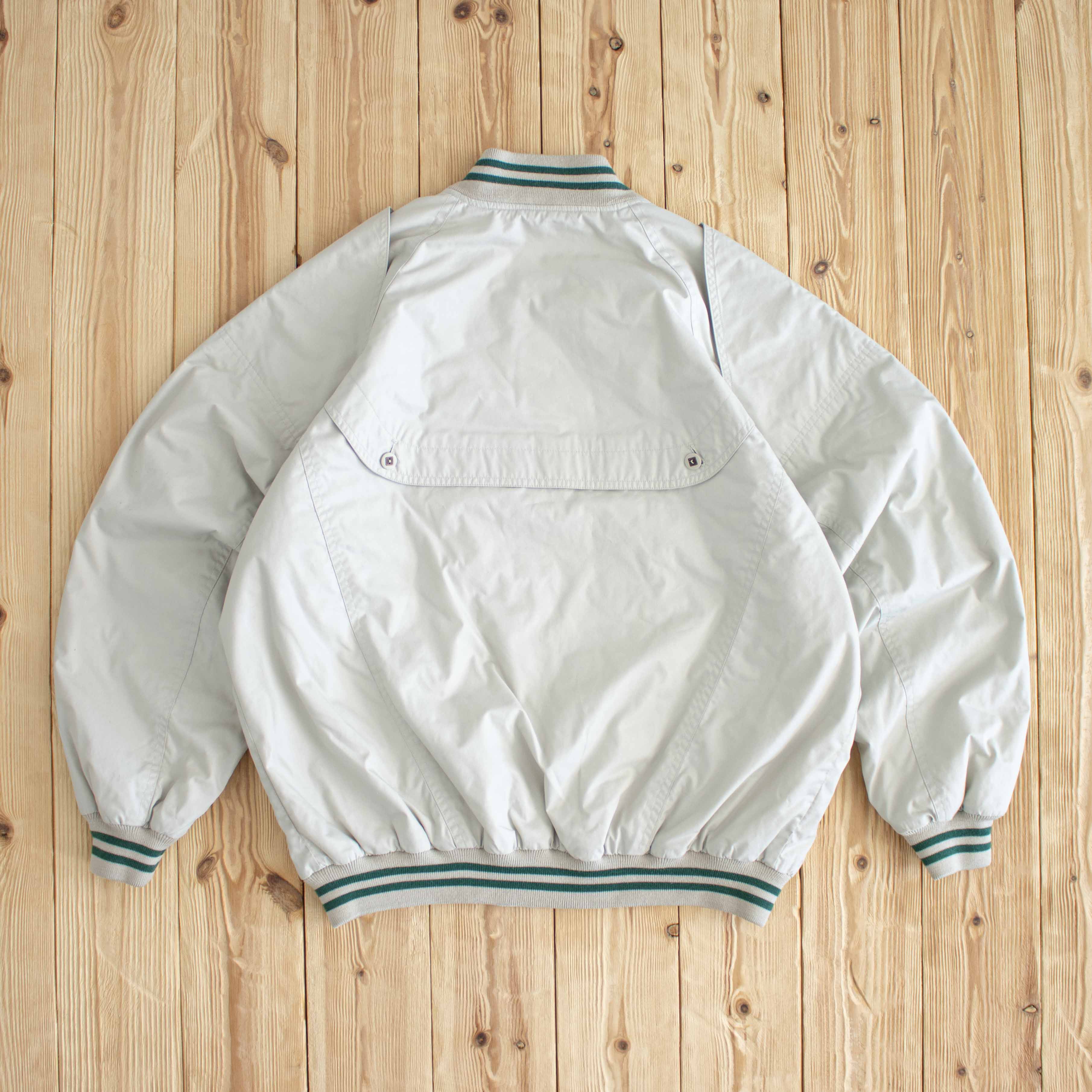 (M) Adidas Authentic Line Vintage Embroidered Jacket Beige