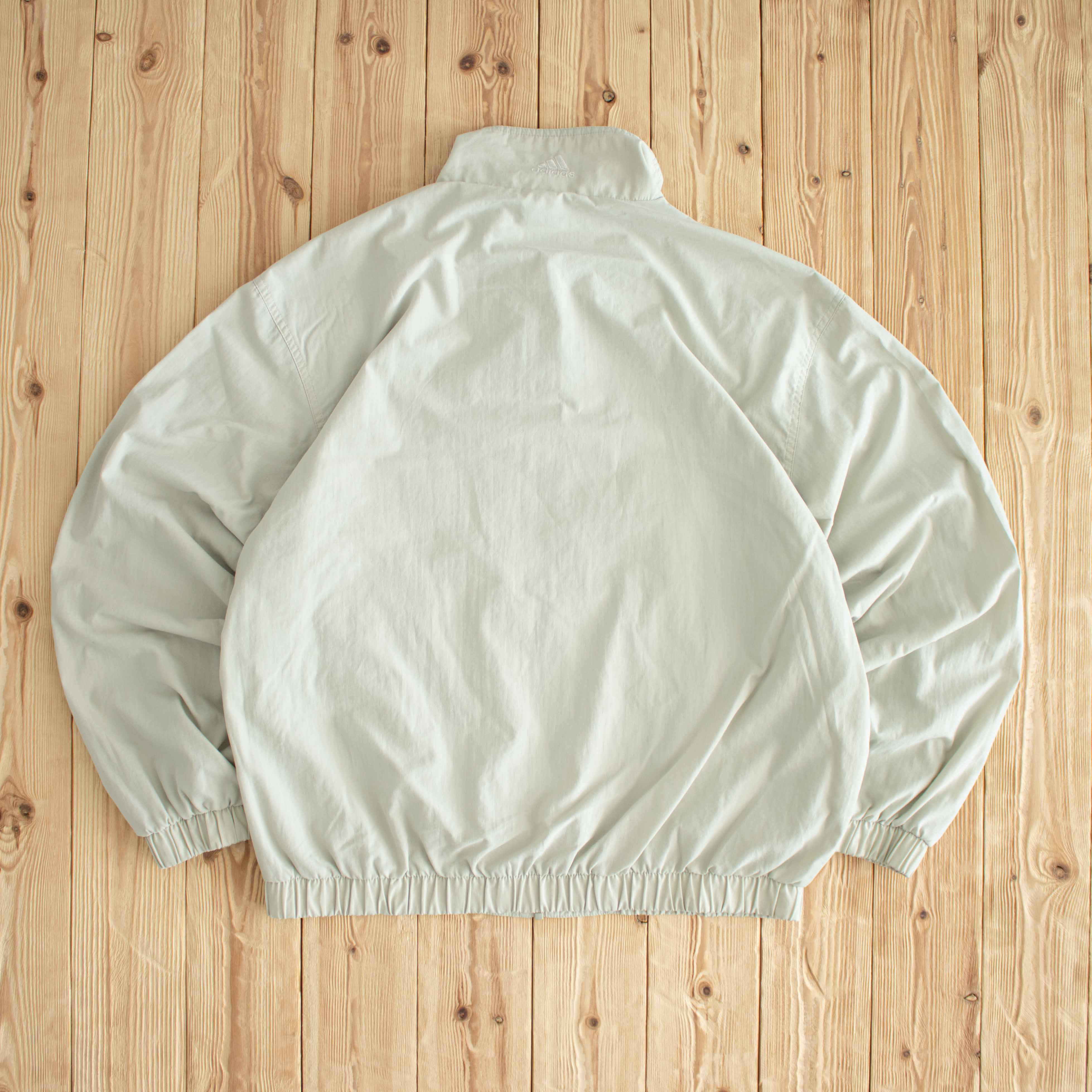 (XL) Adidas Vintage Essential Embroidered Jacket Beige