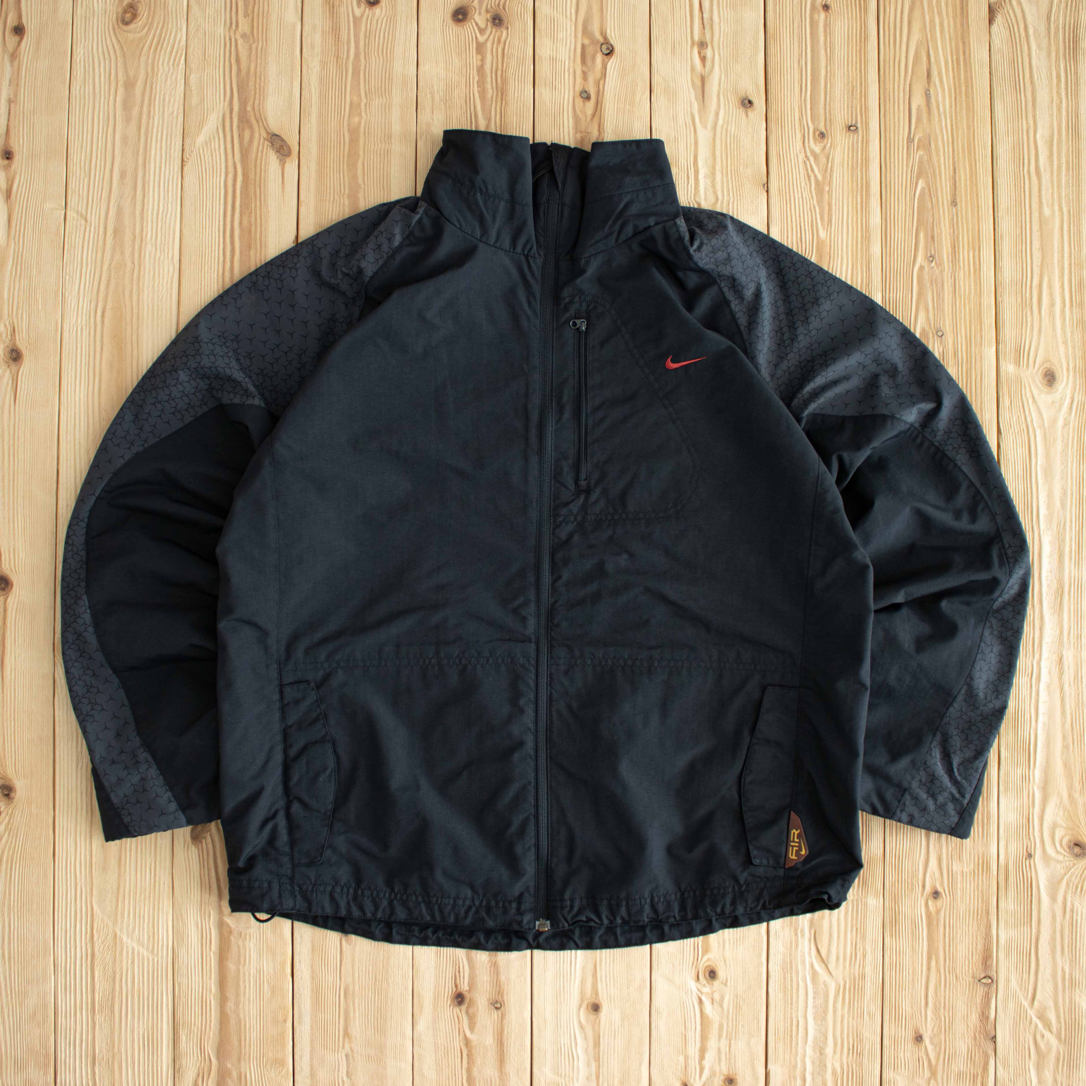 (L) Nike Air Vintage Embroidered Jacket Black