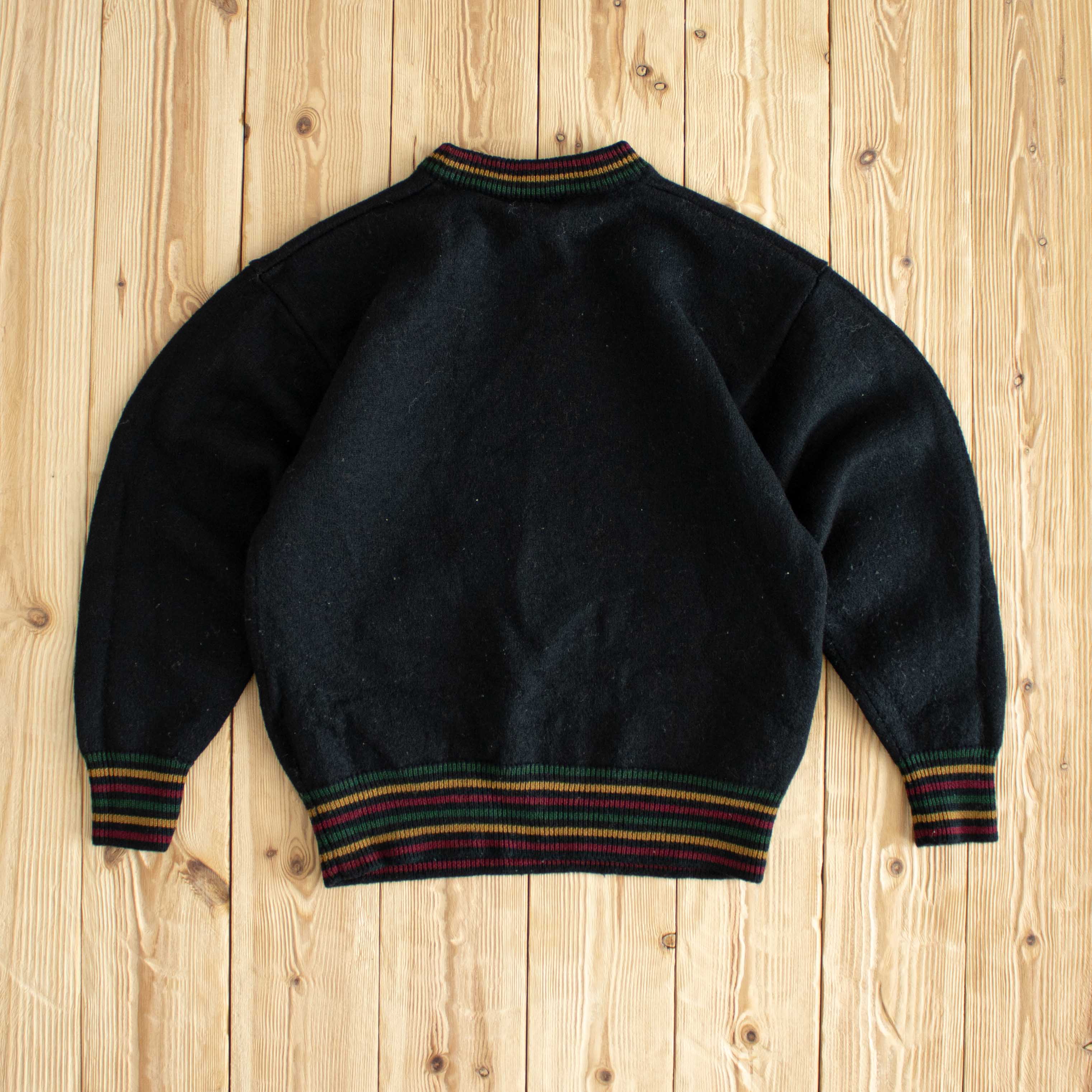 (XS/S) Polo Club Vintage Embroidered Sweater Black