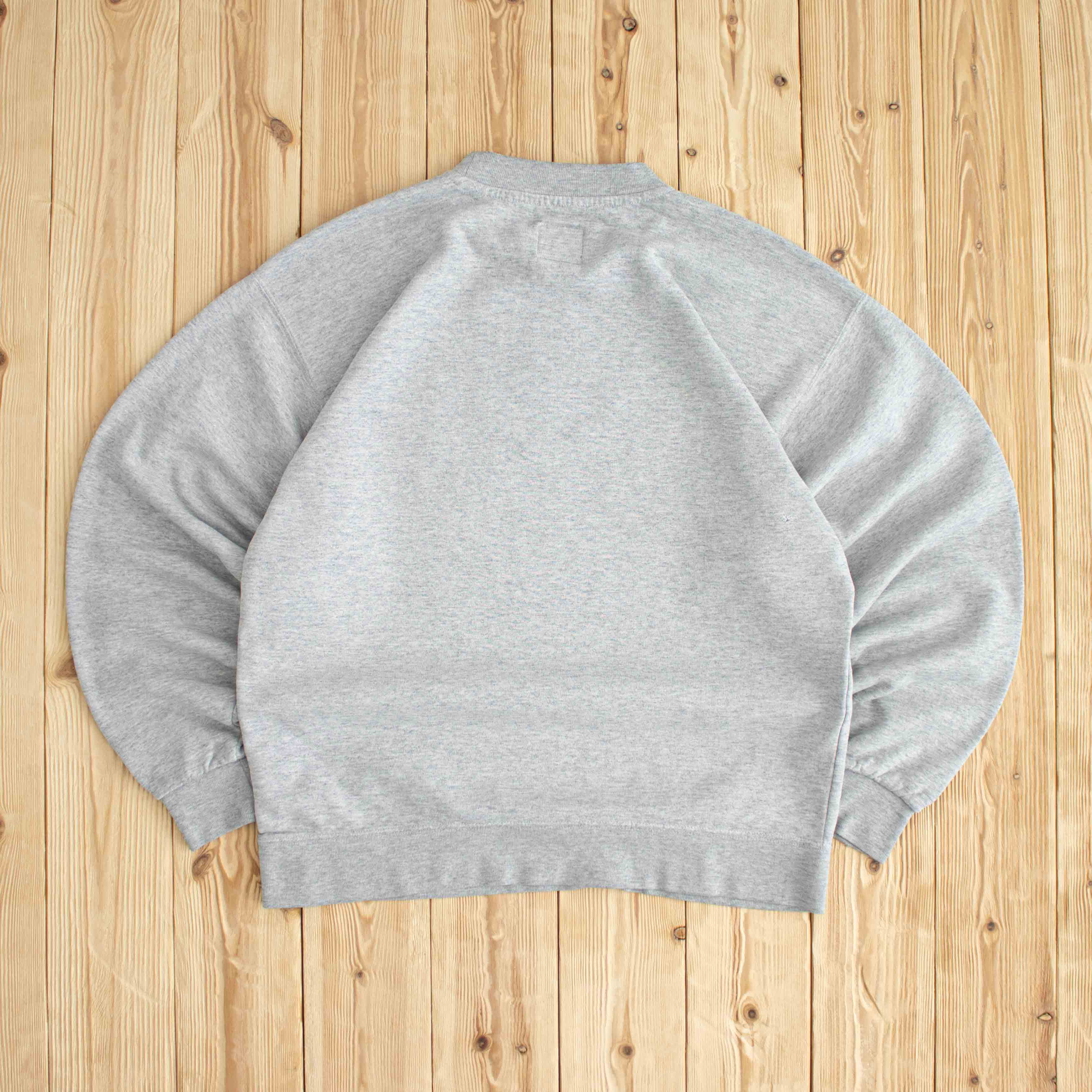 (M) Nike Spell Out Vintage Embroidered Sweatshirt Gray