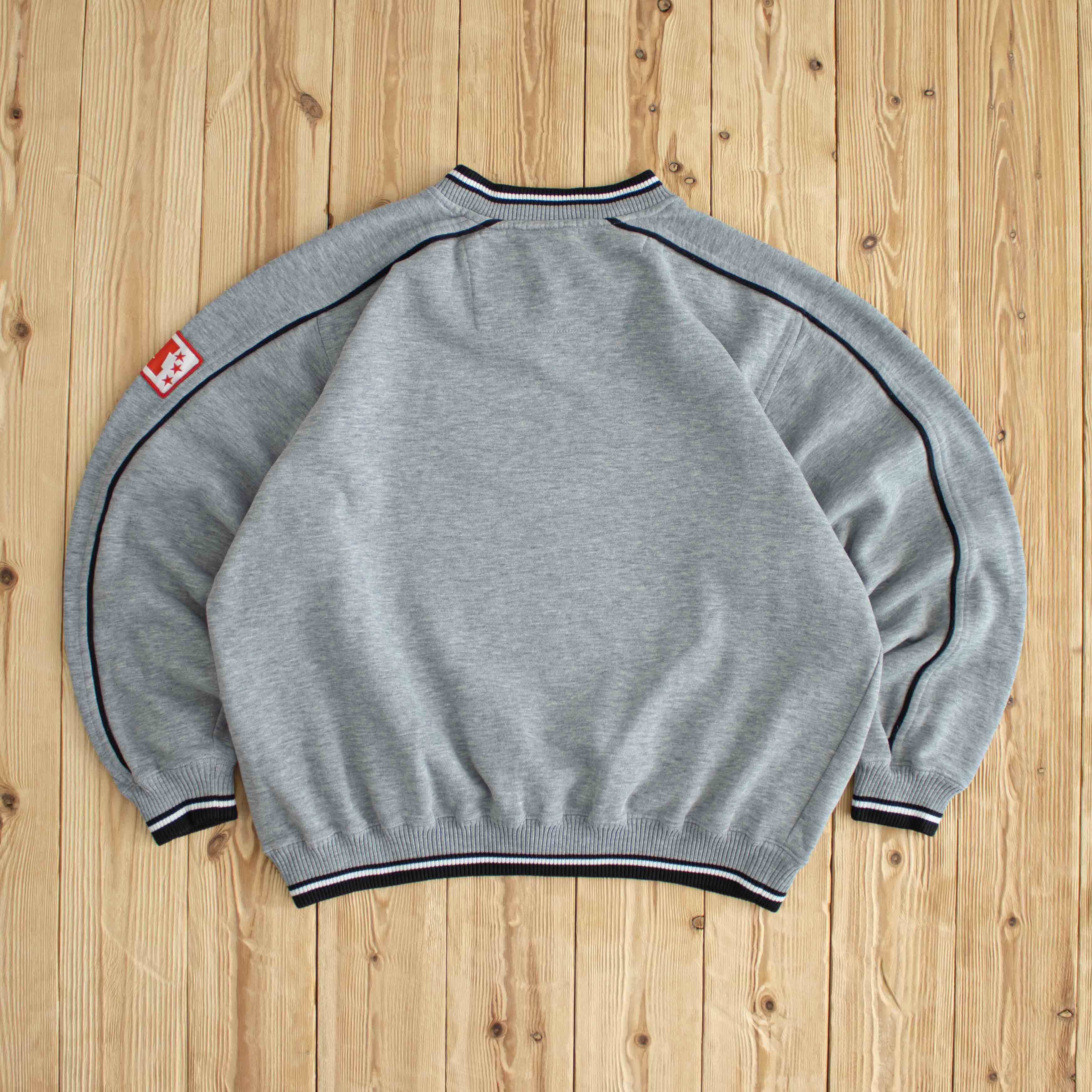 (M) Lee Oakland Raiders Vintage Embroidered Sweatshirt Gray