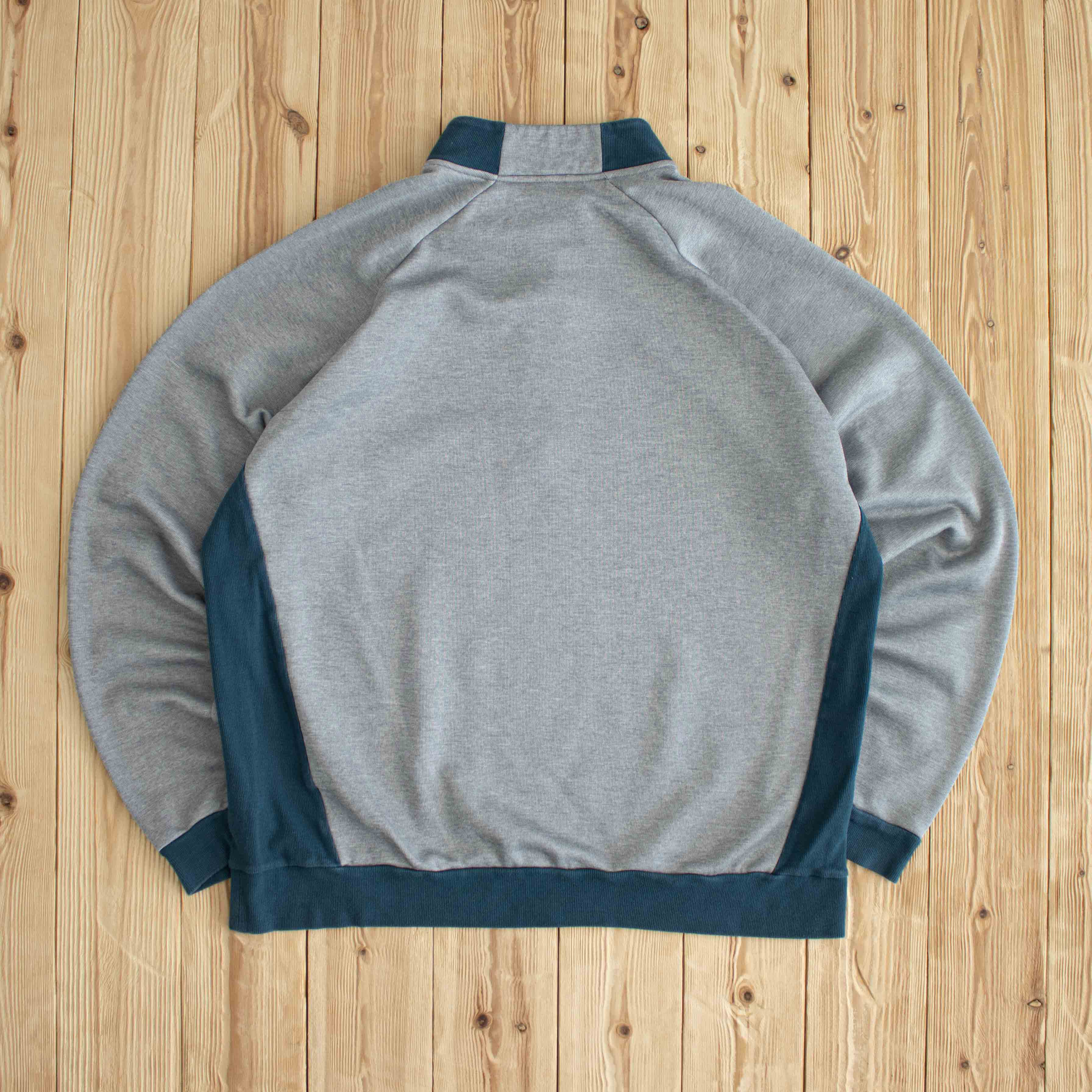(L) Adidas Modern Quarter-Zip Gray