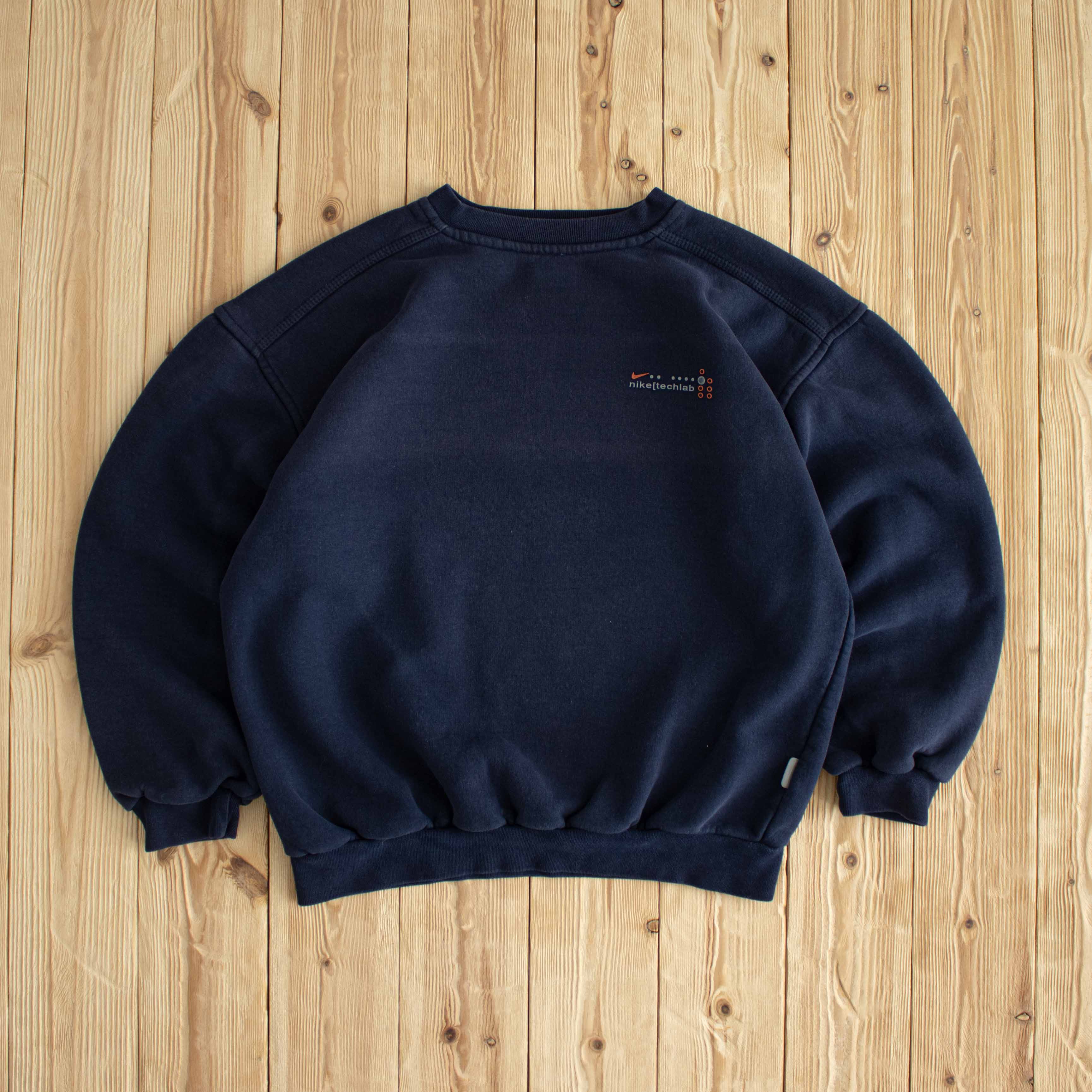 (S) Nike Techlab Vintage Sweatshirt Blue