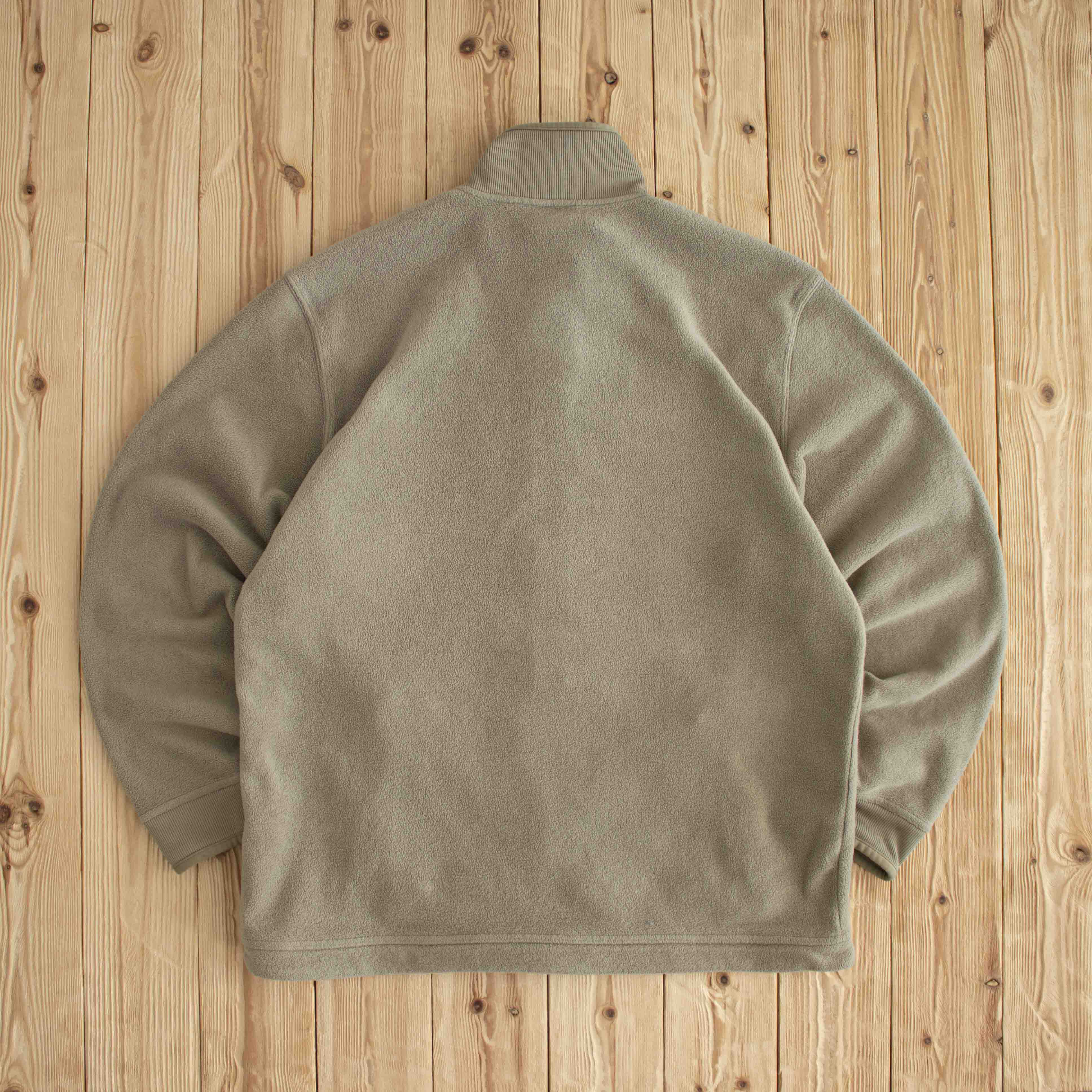 (L/XL) Adidas Vintage Embroidered Full-Zip Sweatshirt Beige