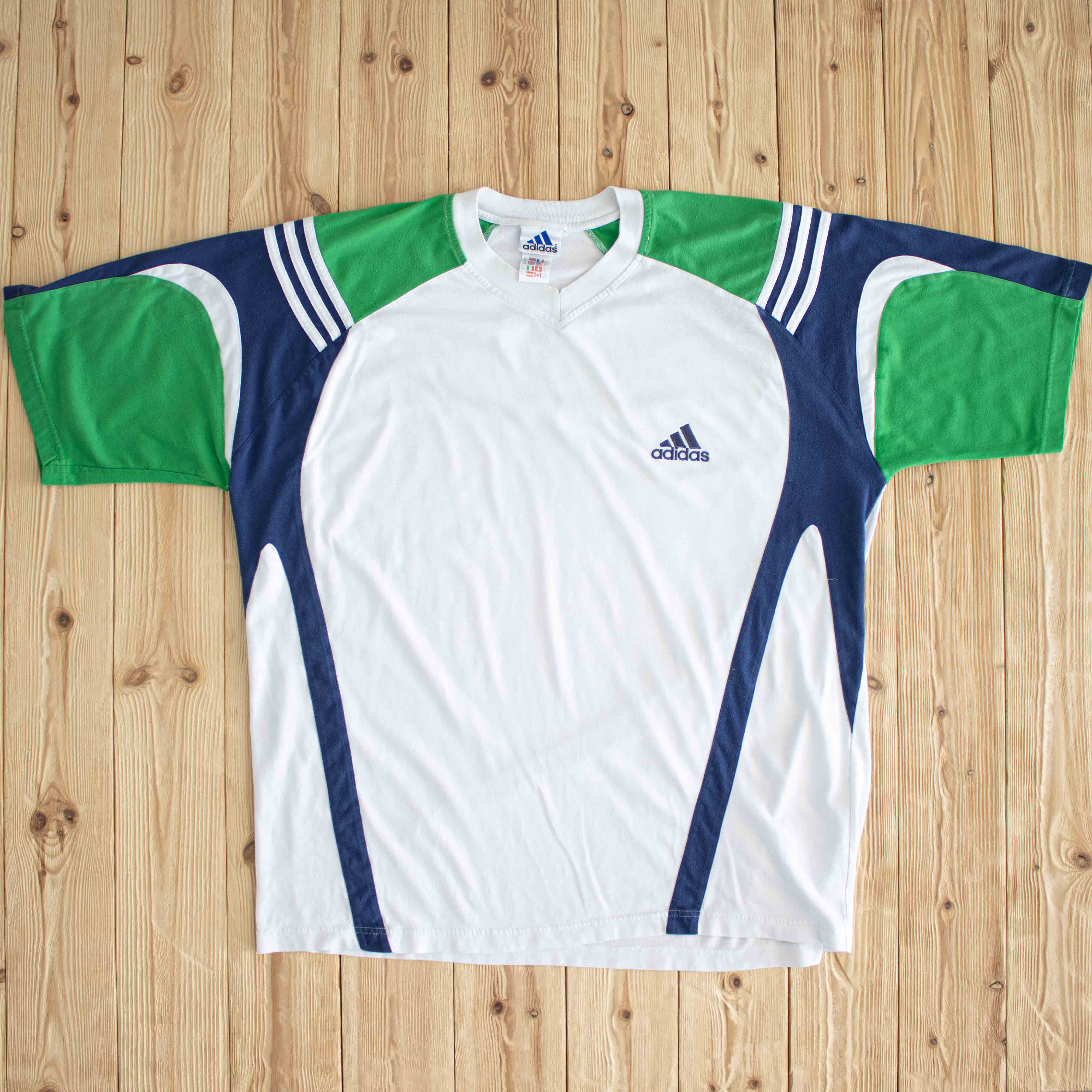 (XL) Adidas Vintage Essential Embroidered T-Shirt White