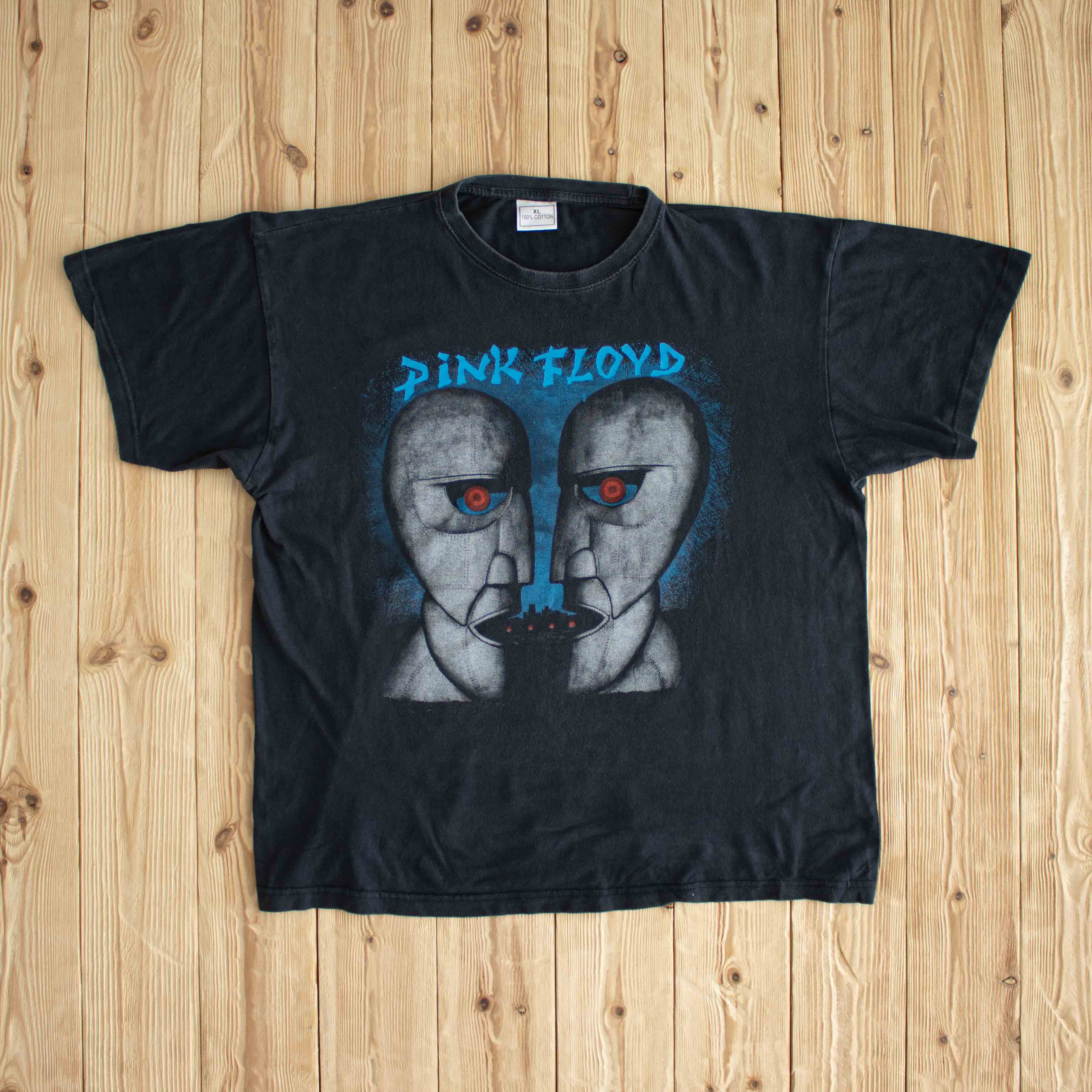 (M) Pink Floyd Vintage Screen Printed T-Shirt Black