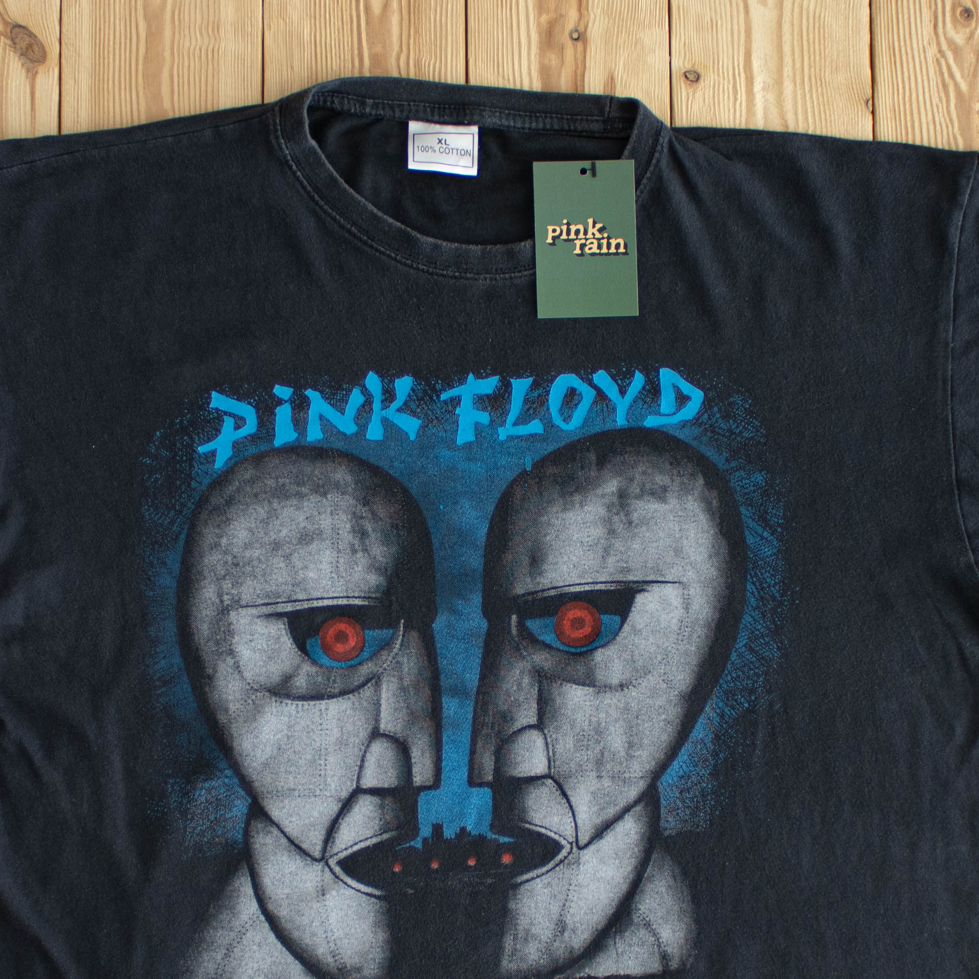 (M) Pink Floyd Vintage Screen Printed T-Shirt Black