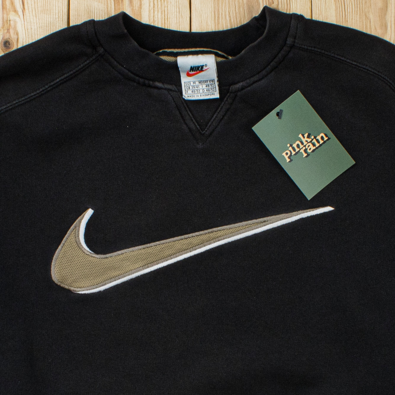 (S/M) Vintage Nike Swoosh Embroidered Sweatshirt