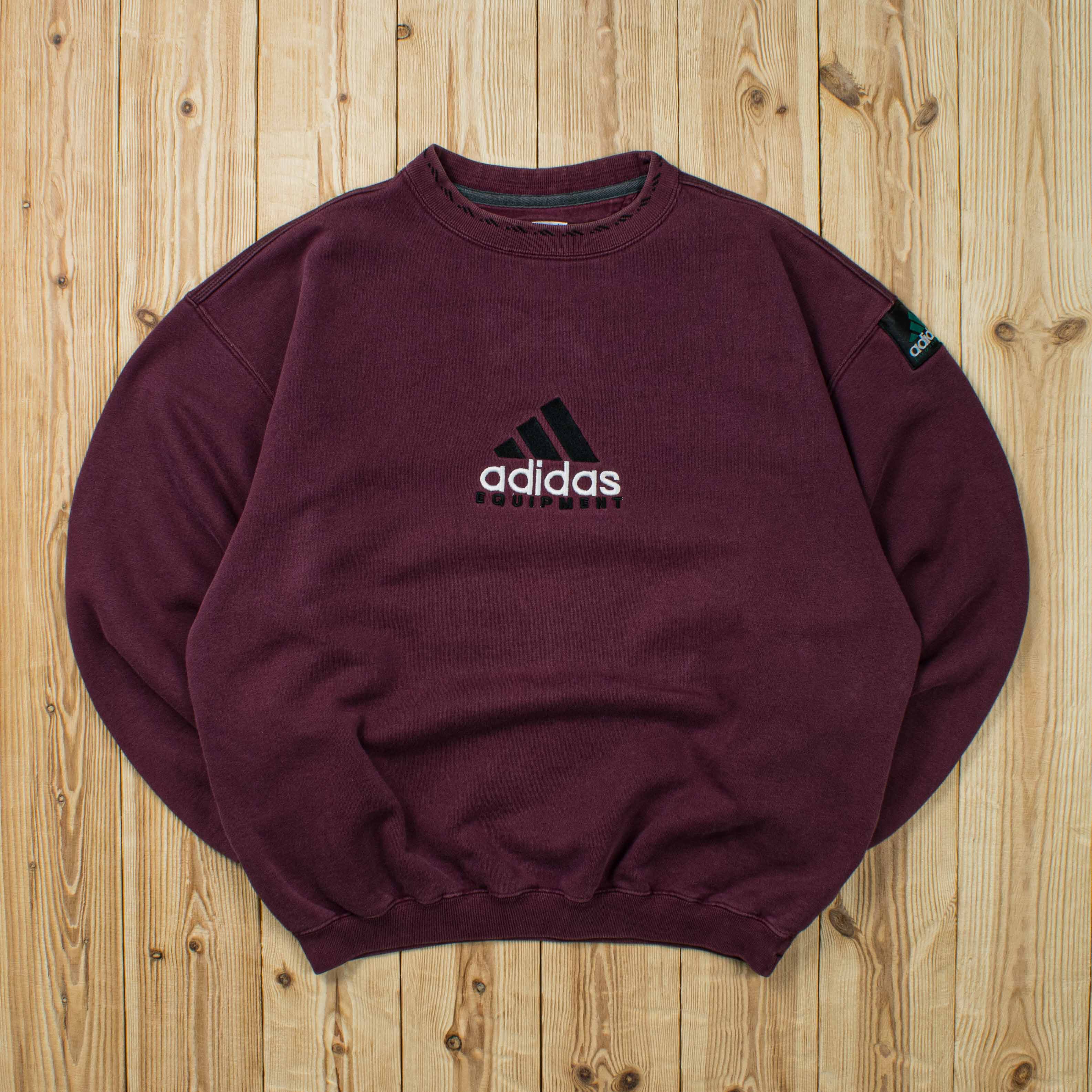 (M) Vintage Adidas Equipment Embroidered Sweatshirt