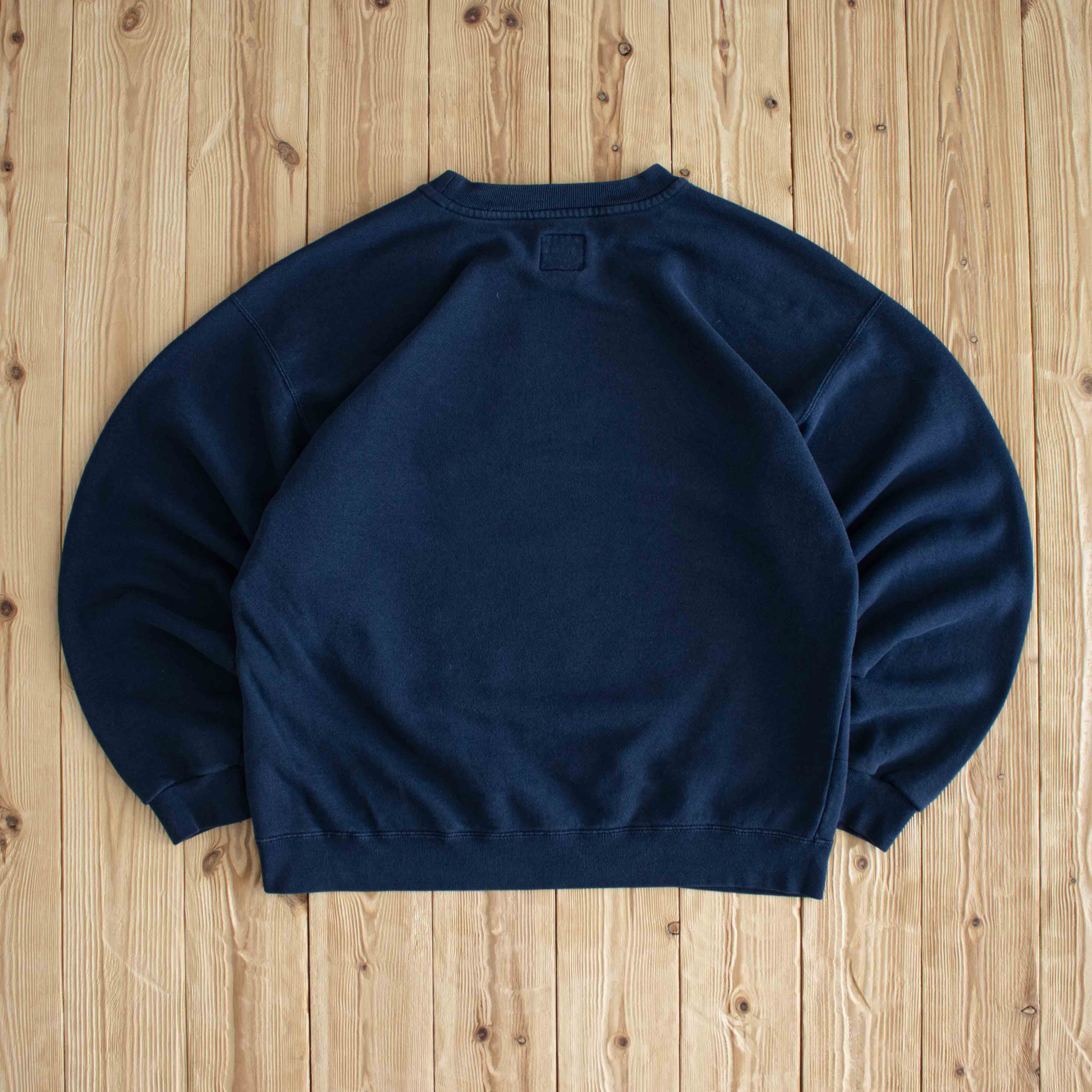 (M) Nike Spell Out Vintage Embroidered Sweatshirt Blue