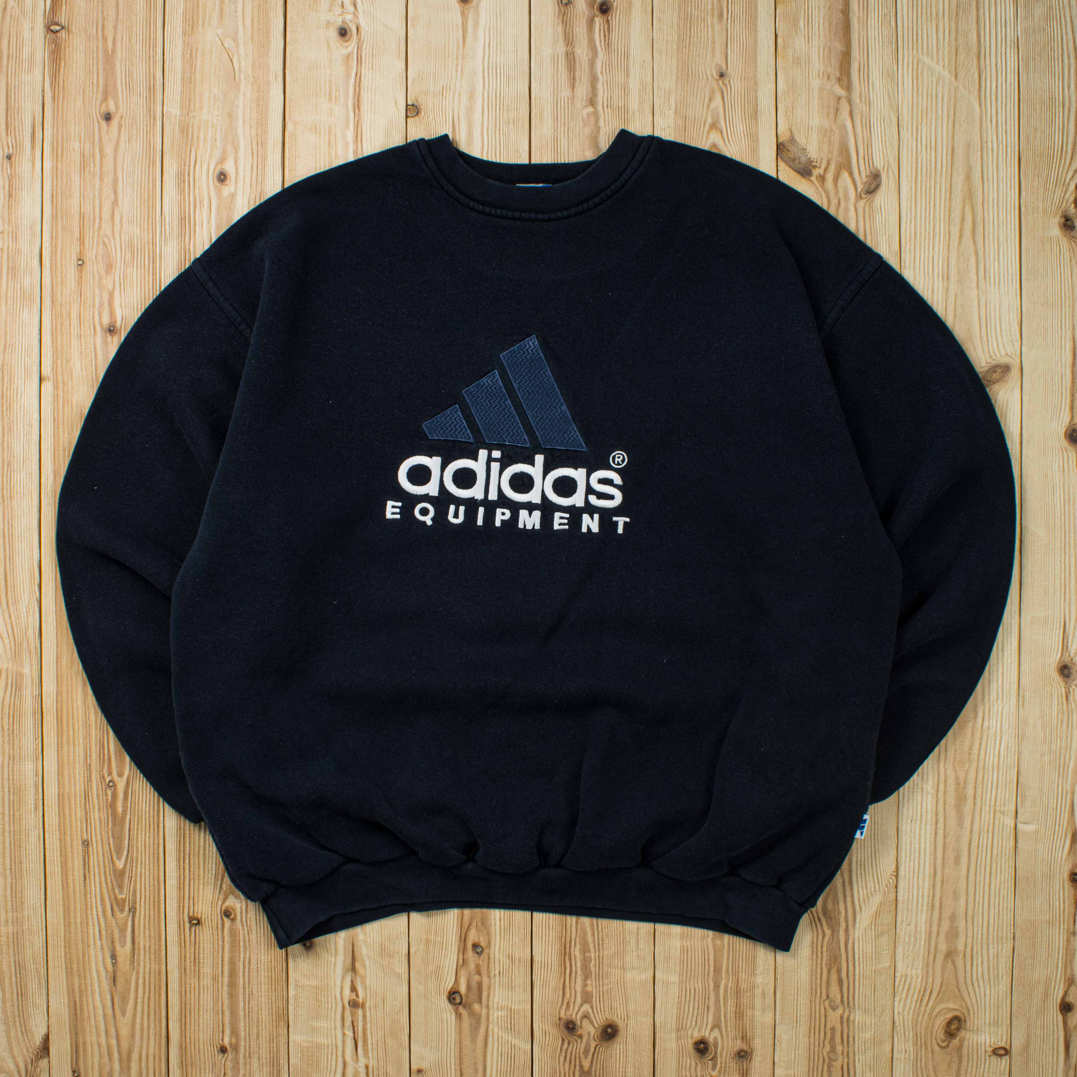 (XL) Vintage Adidas Equipment Embroidered Sweatshirt