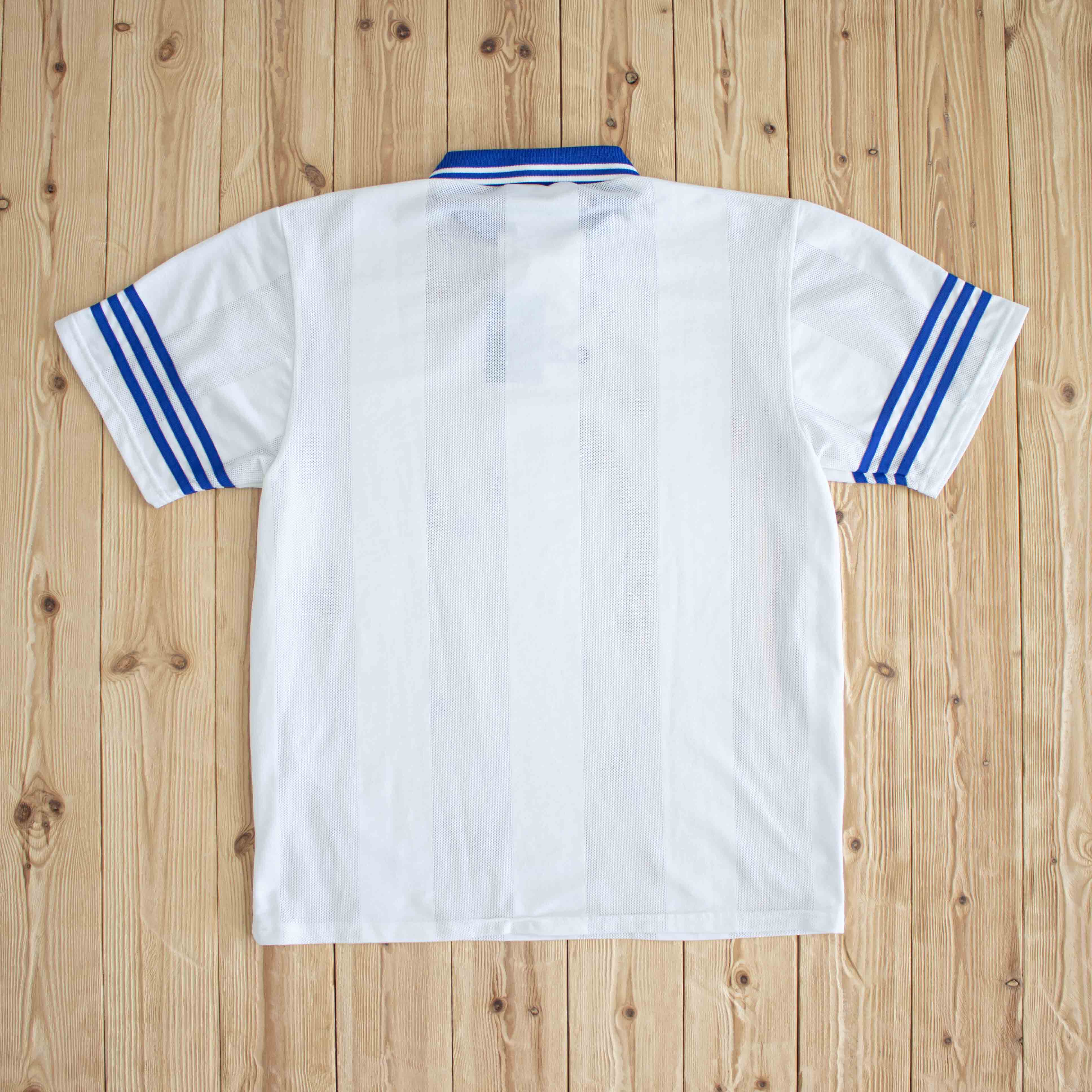 (L) Adidas Vintage Embroidered T-Shirt White