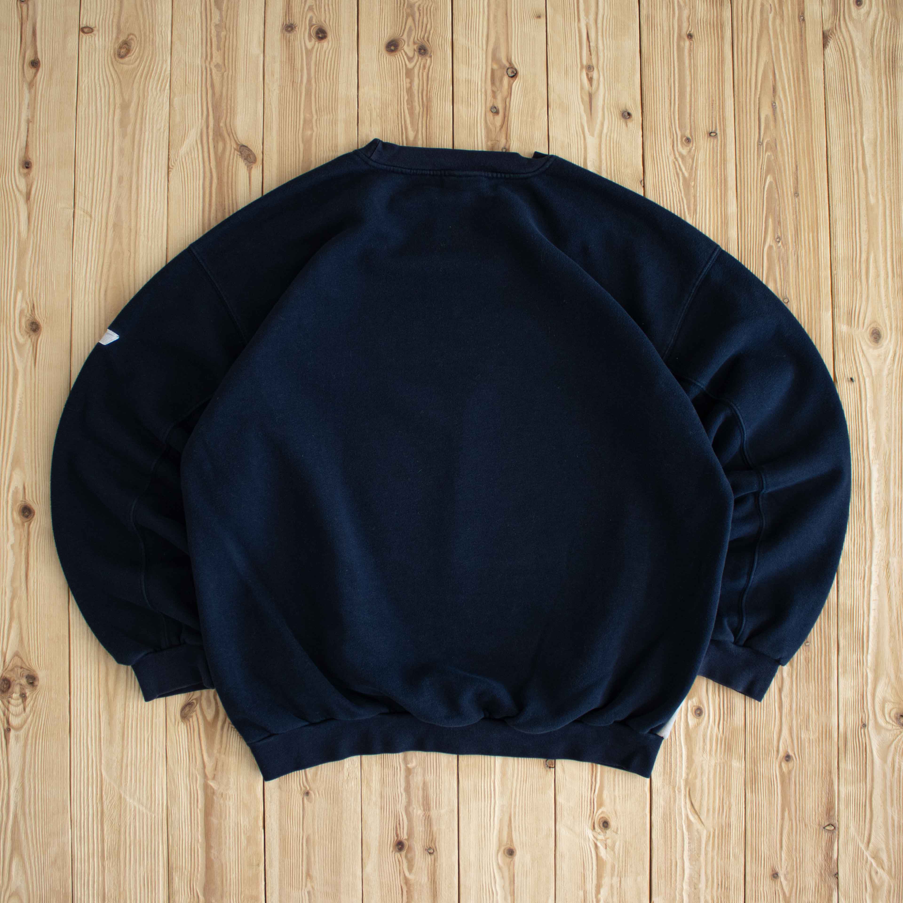 (XL) Reebok Vintage Embroidered Sweatshirt Blue