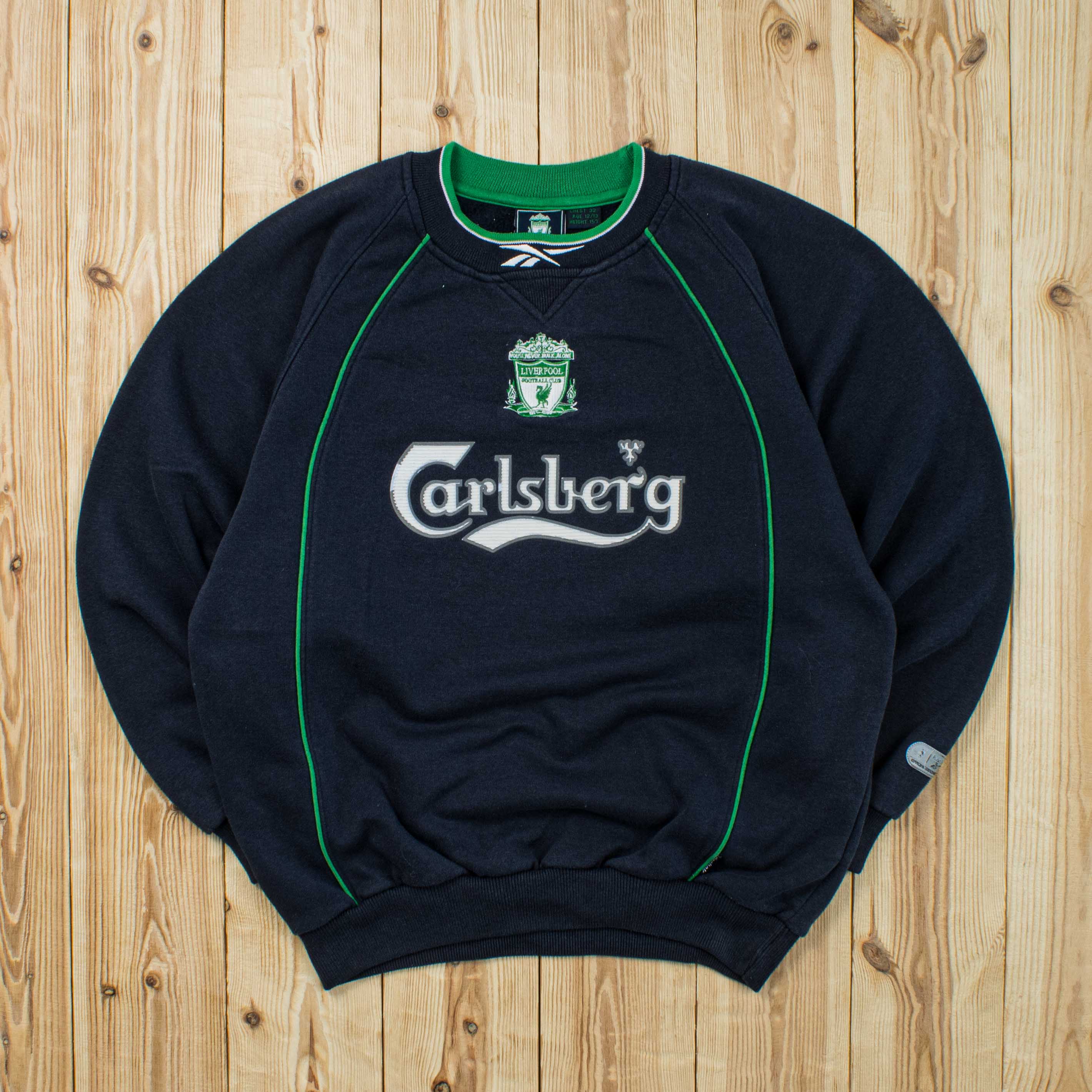 (S) Vintage Reebok Liverpool Embroidered Sweatshirt