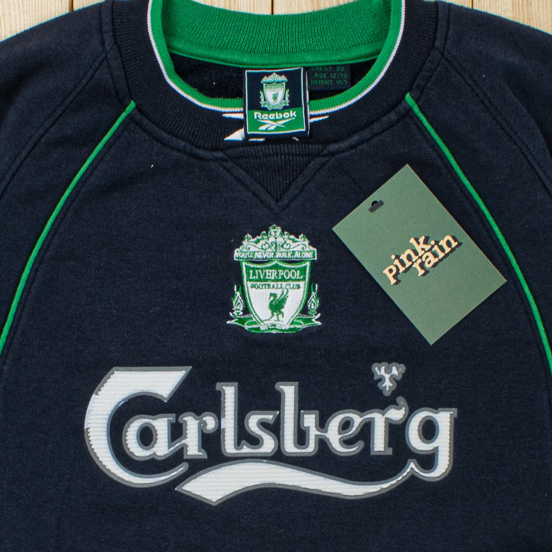 (S) Vintage Reebok Liverpool Embroidered Sweatshirt
