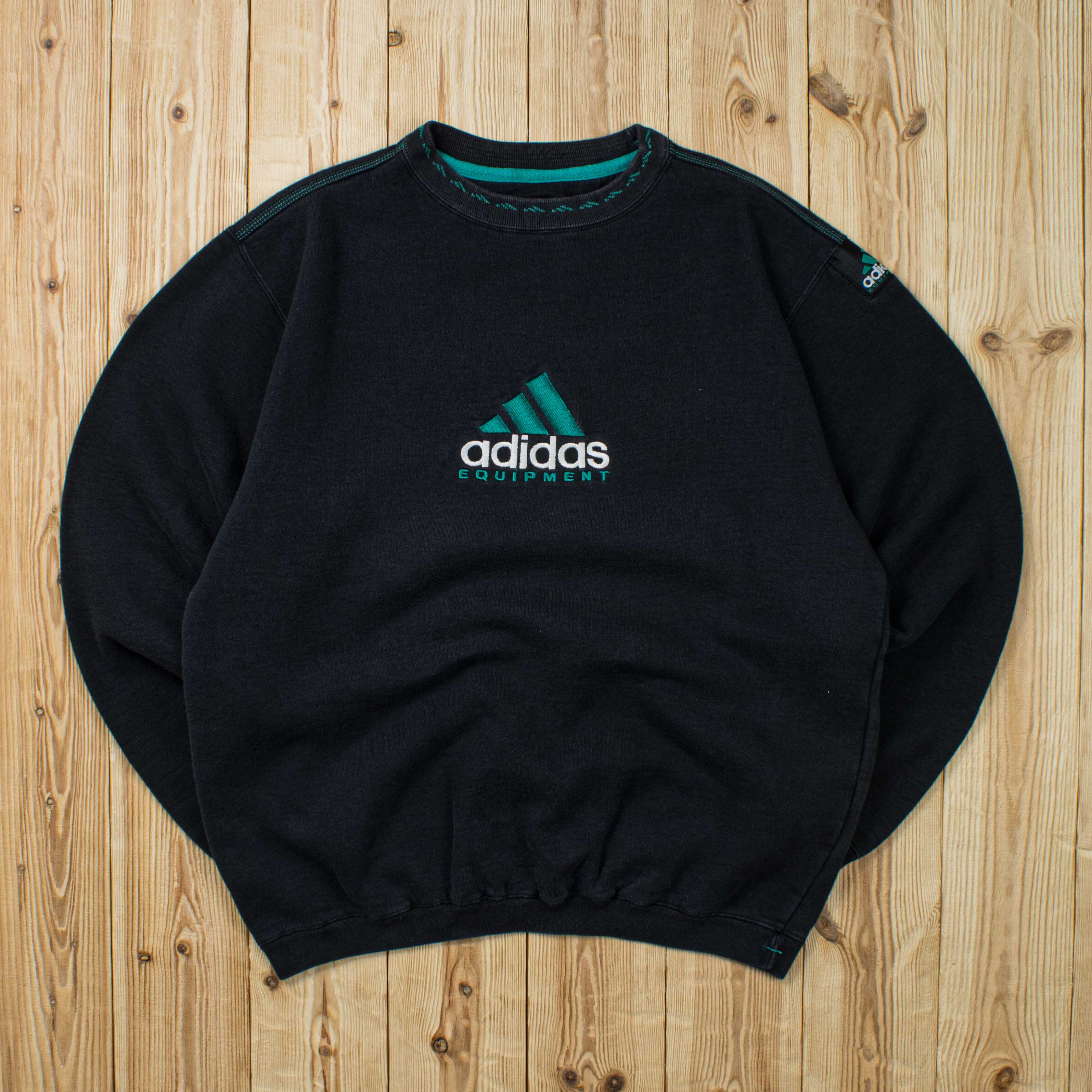 (M) Vintage Adidas Equipment Embroidered Sweatshirt
