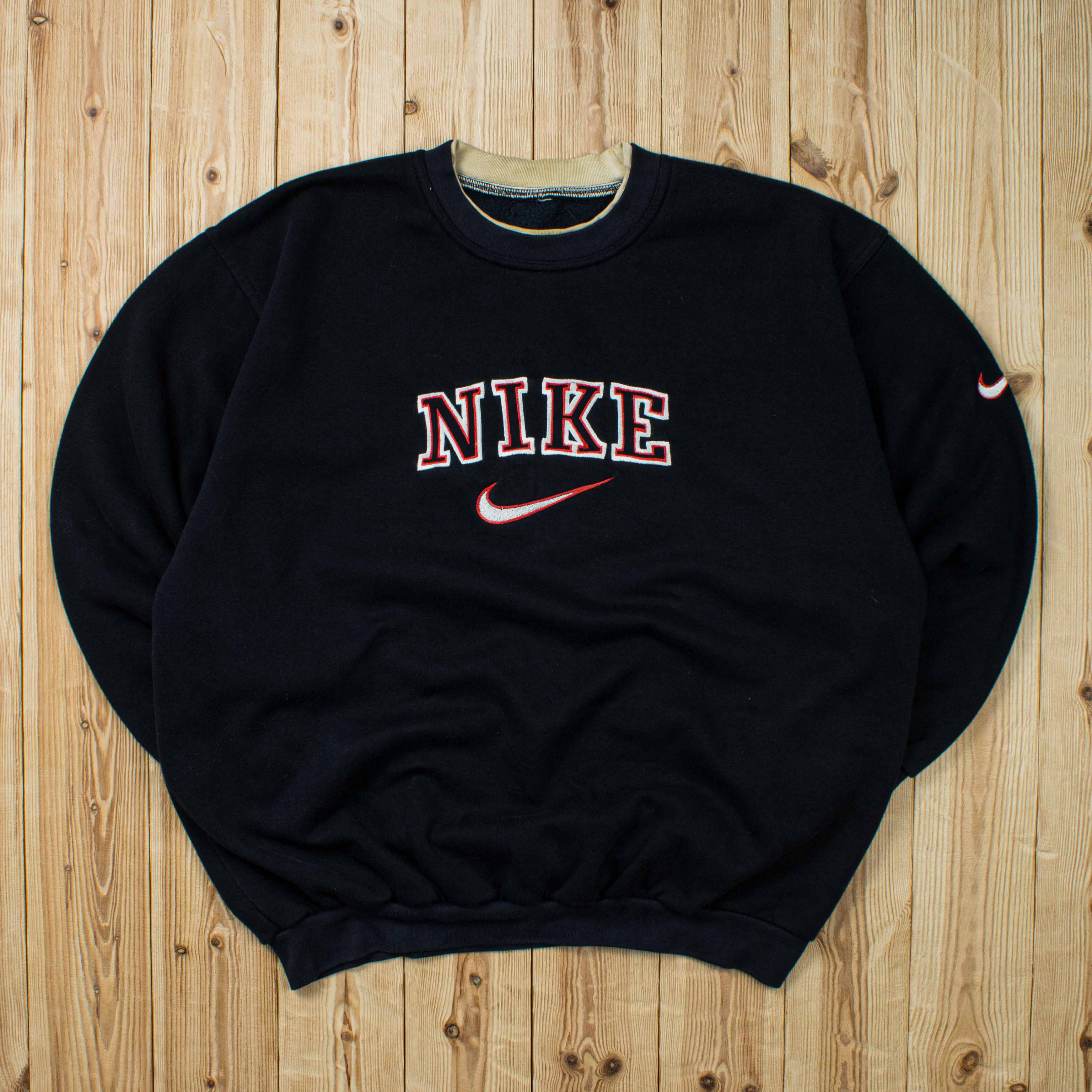 (XL) Vintage Nike Spell Out Embroidered Sweatshirt