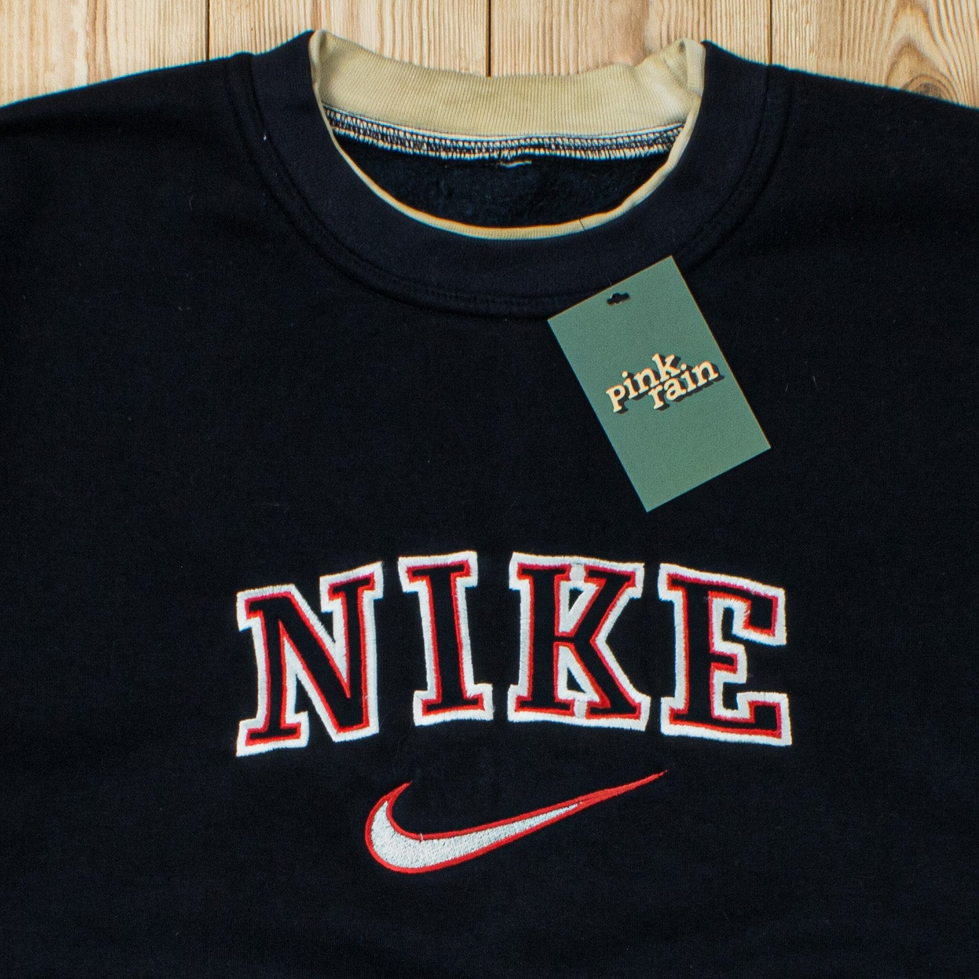 (XL) Vintage Nike Spell Out Embroidered Sweatshirt