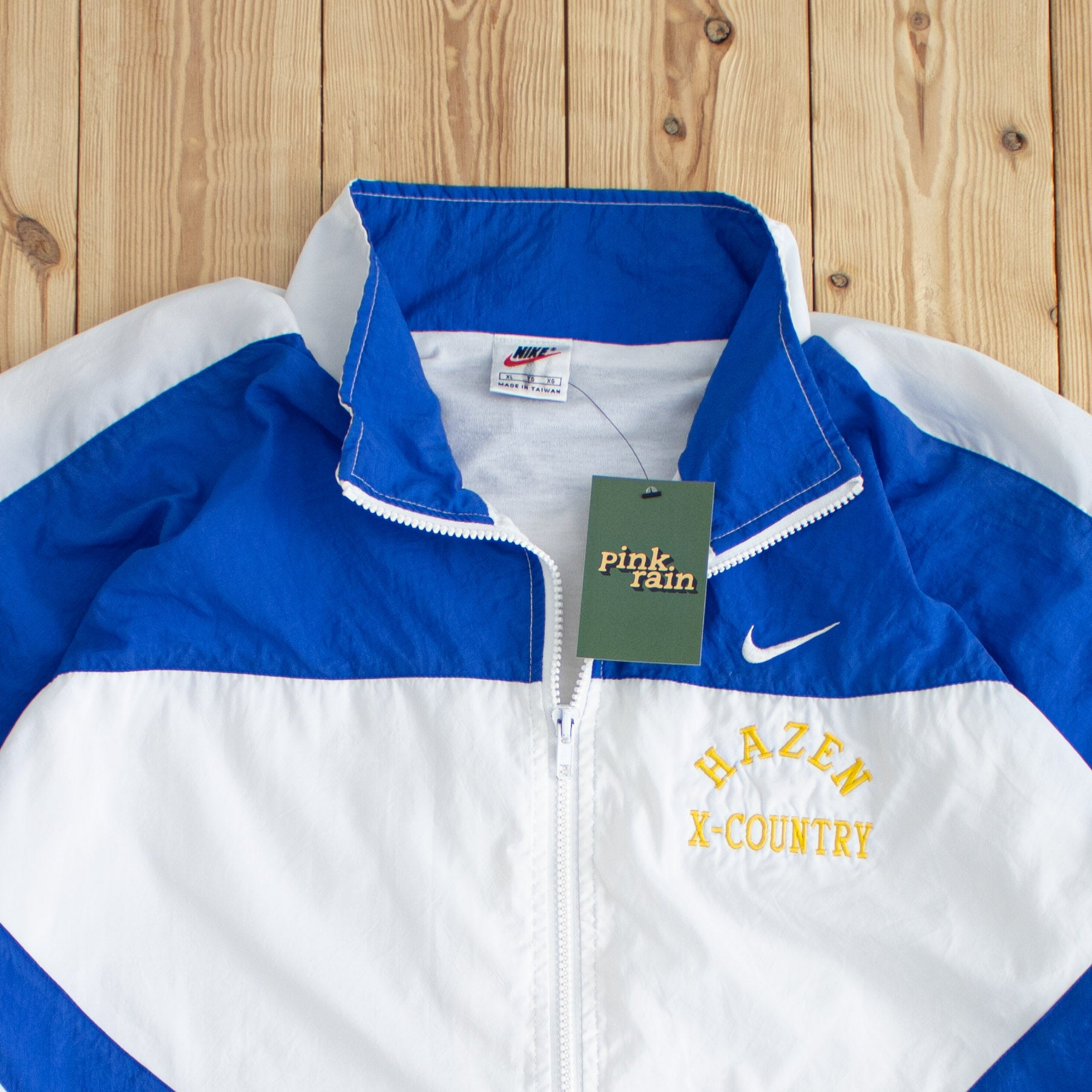 (XL) Nike Hazen X-Country Vintage Embroidered Jacket White