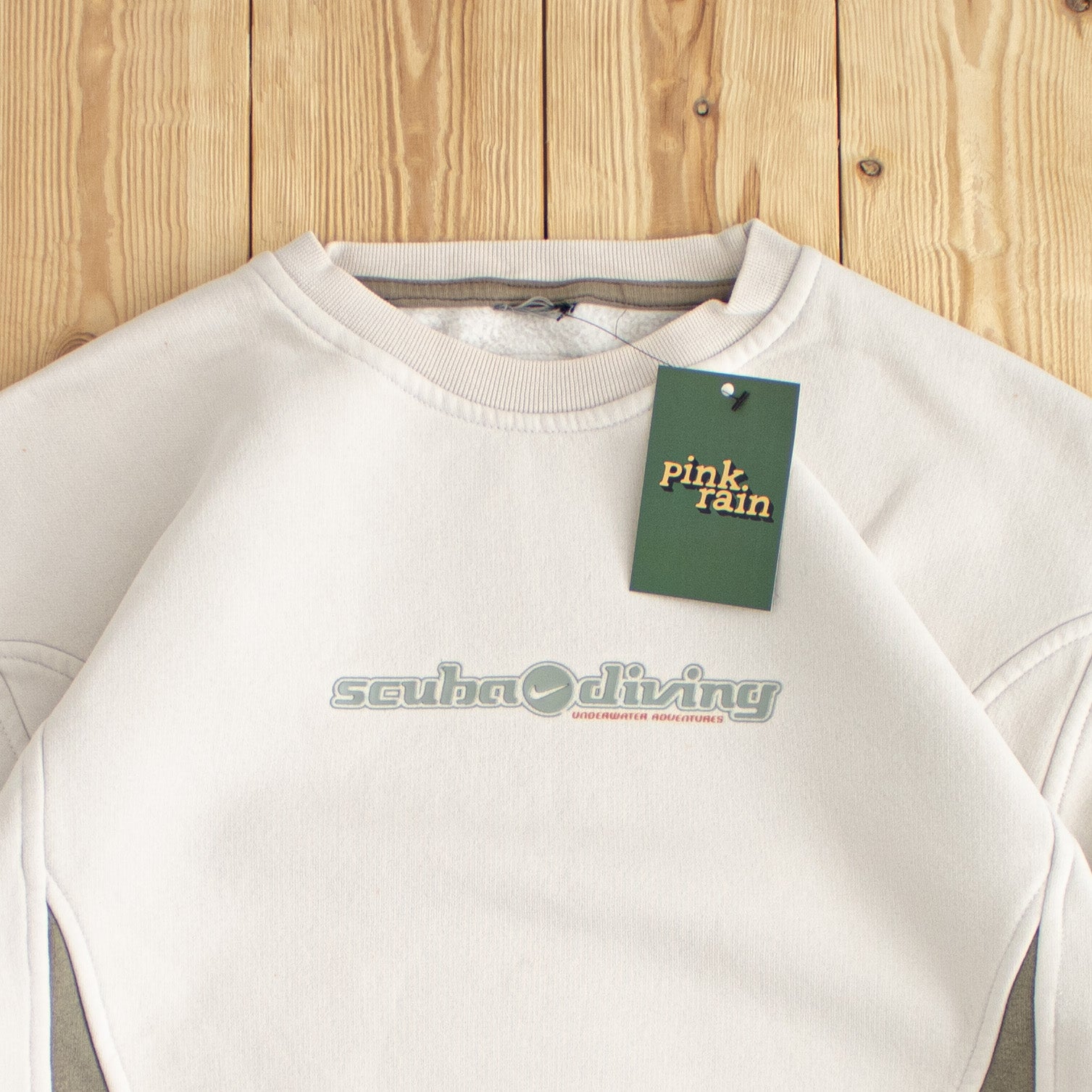 (M) Nike Scuba Diving Vintage Sweatshirt Beige