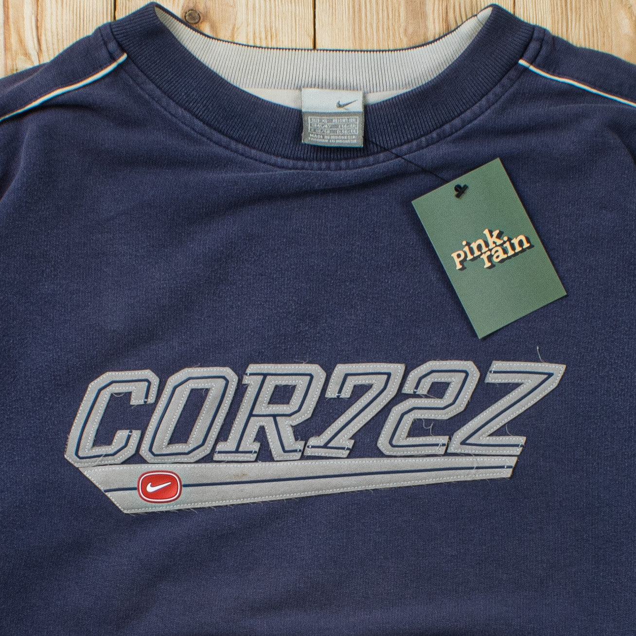 (L) Vintage Nike Cortez Embroidered Sweatshirt