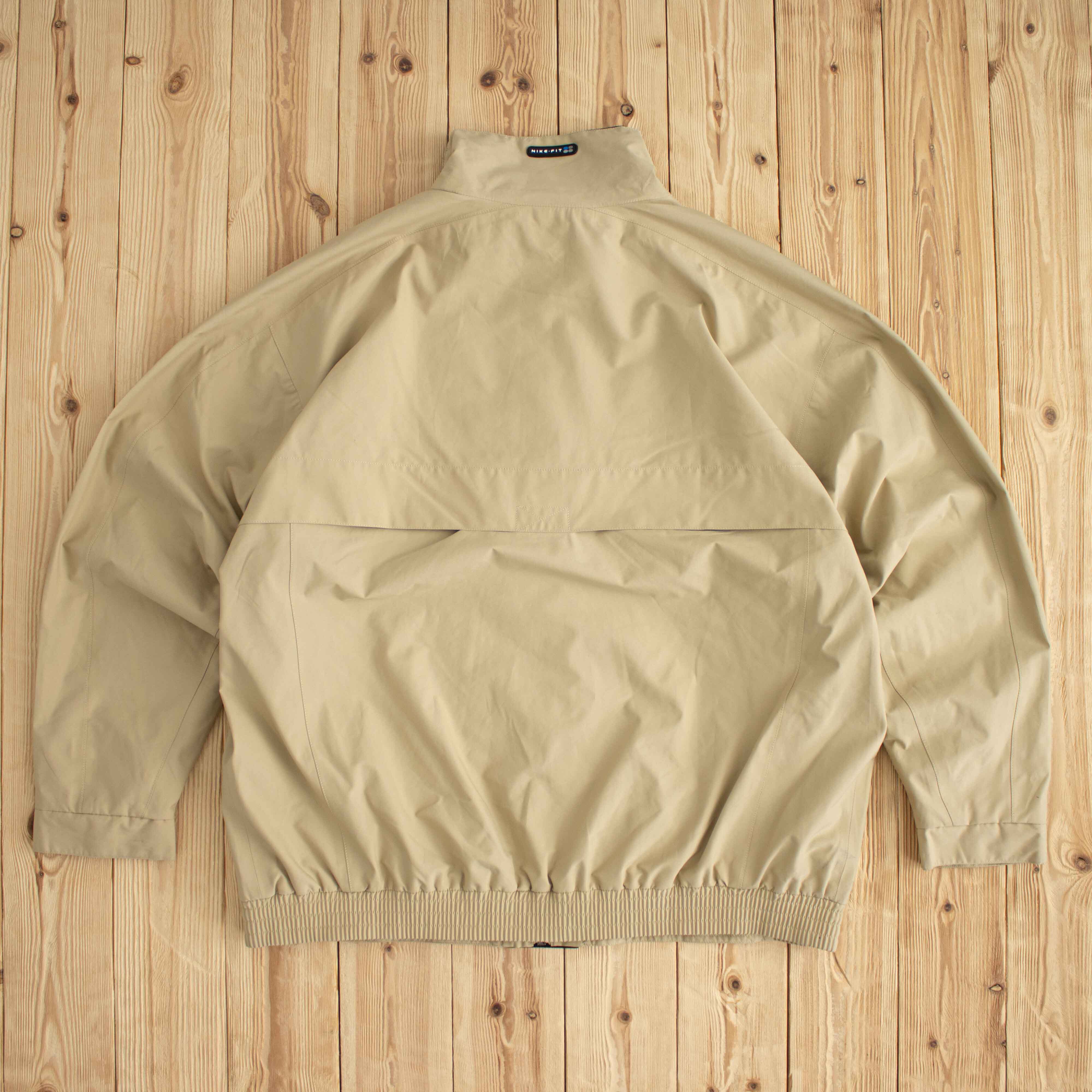 (XL) Nike Golf Vintage Embroidered Jacket Beige