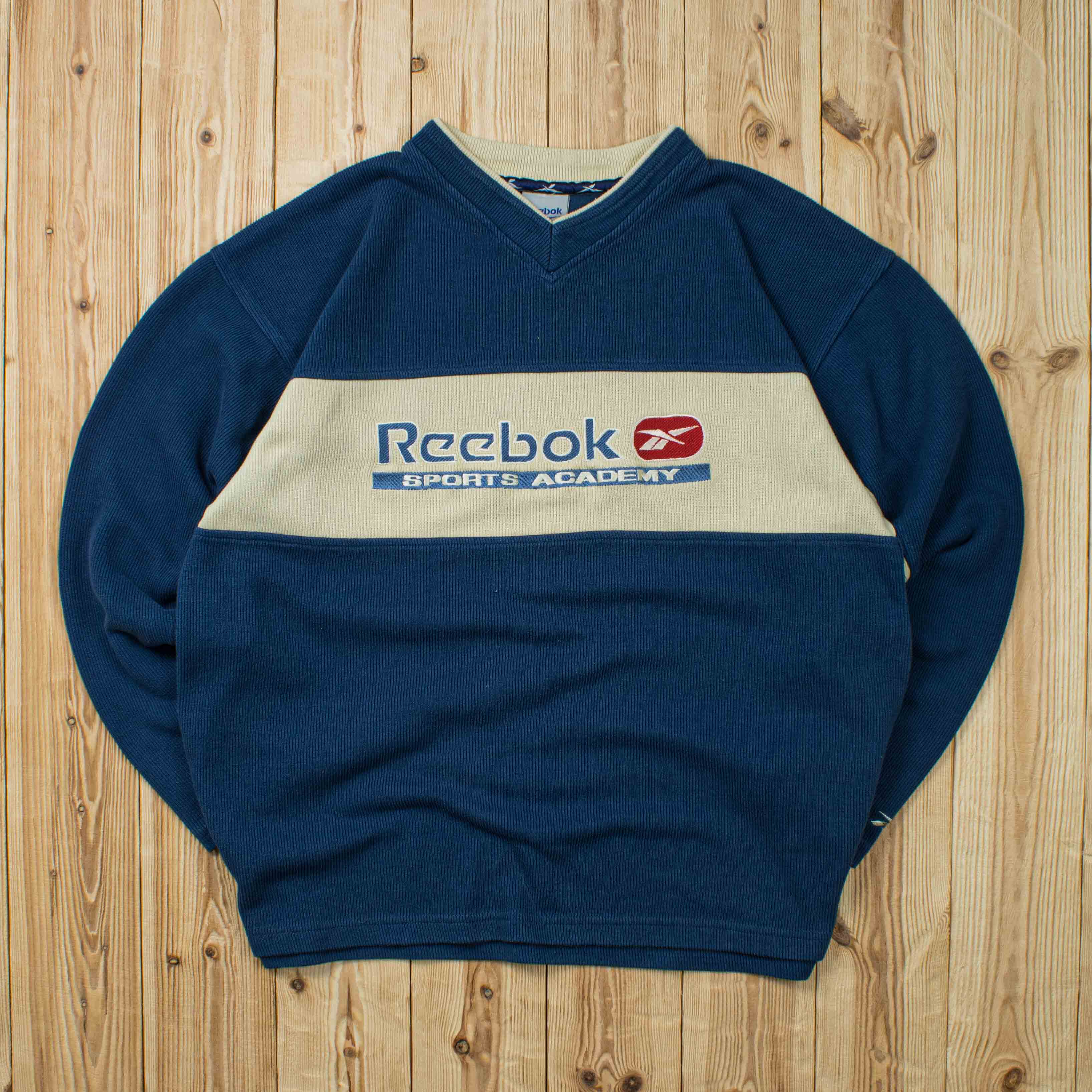 (M) Vintage Reebok Sports Academy Embroidered Sweatshirt