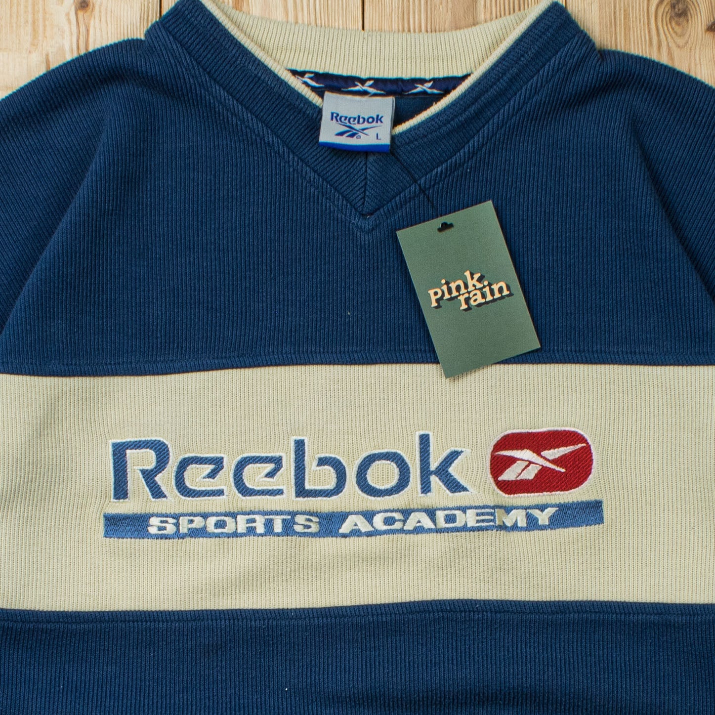 (M) Vintage Reebok Sports Academy Embroidered Sweatshirt